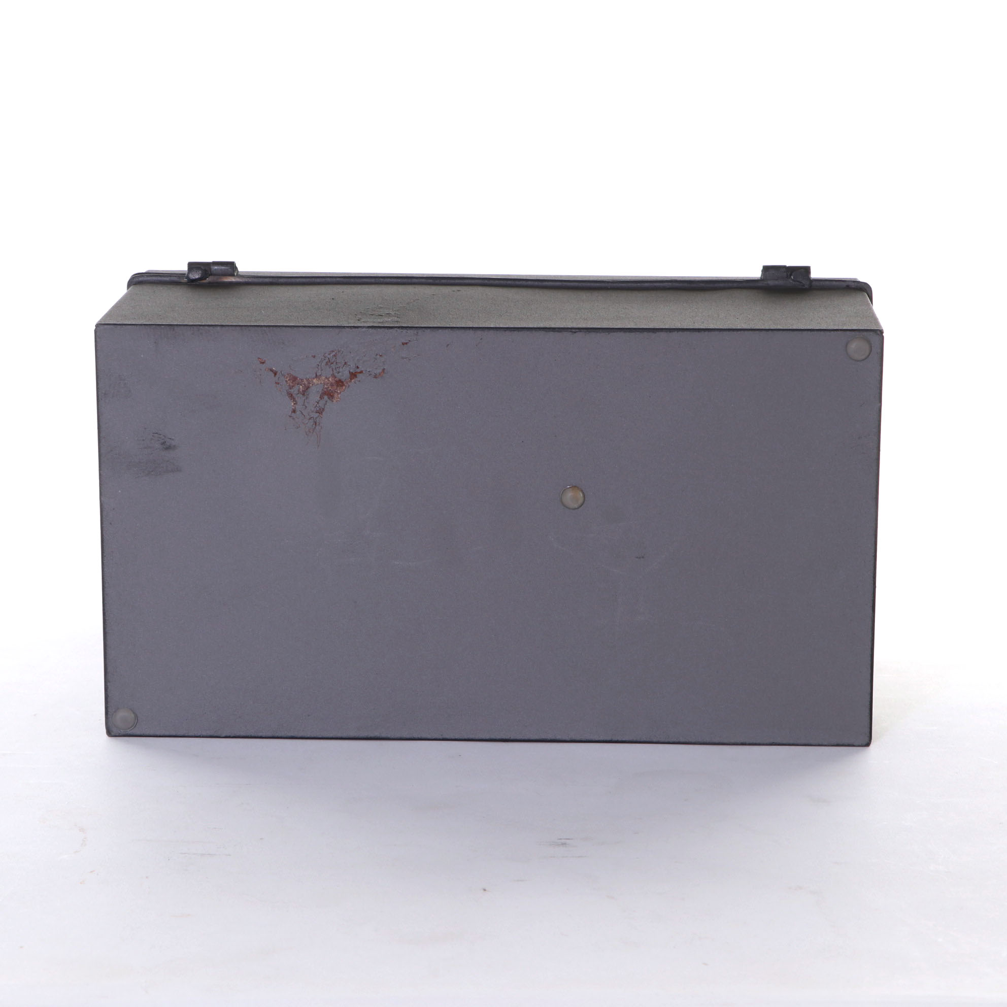 Trio of Galvanized Metal Spheres, Handled Metal Boxes and Rustic Metal Pails