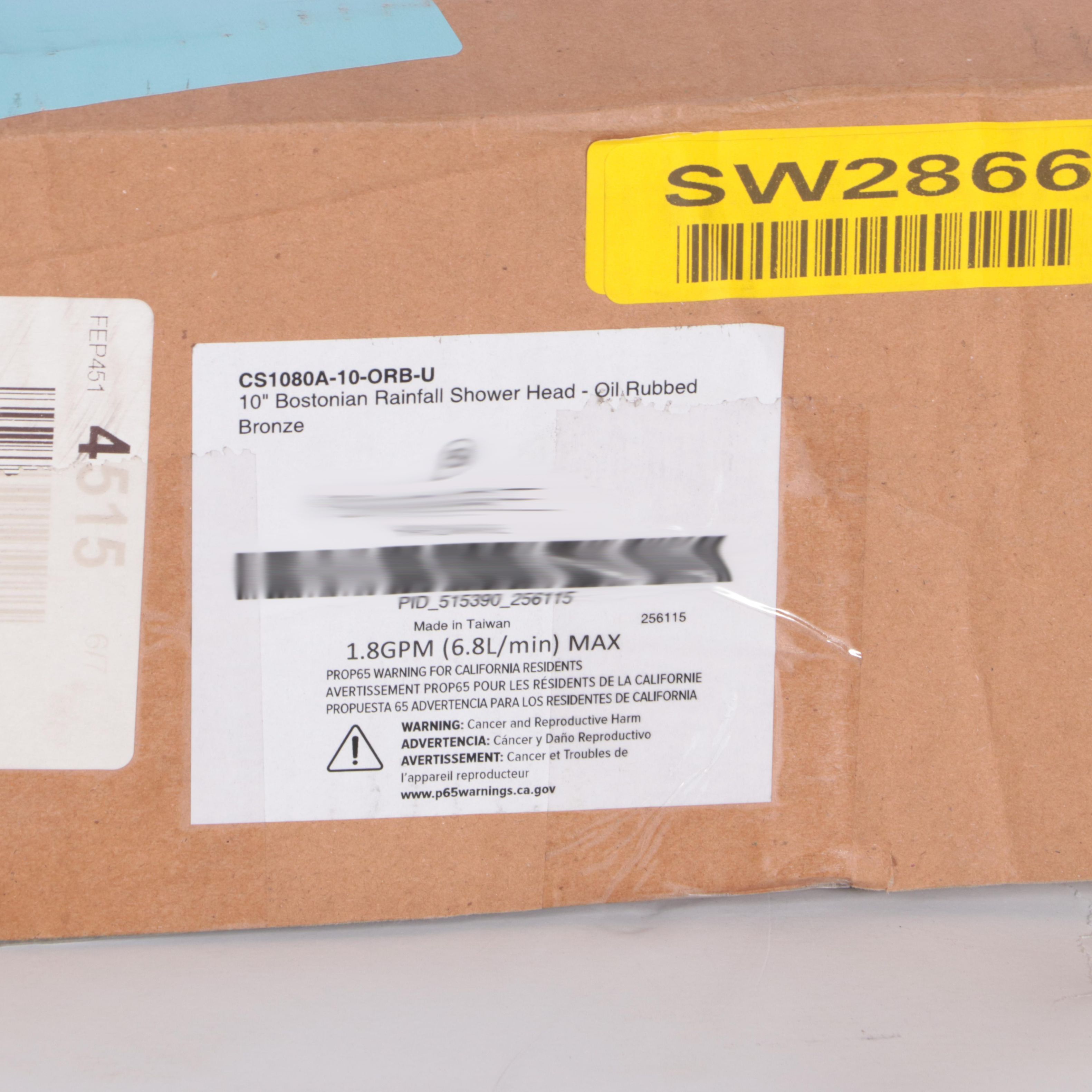 Oil Rubbed Bronze Tile-In Shower Drain, Rainfall Showerhead Hand Shower and more