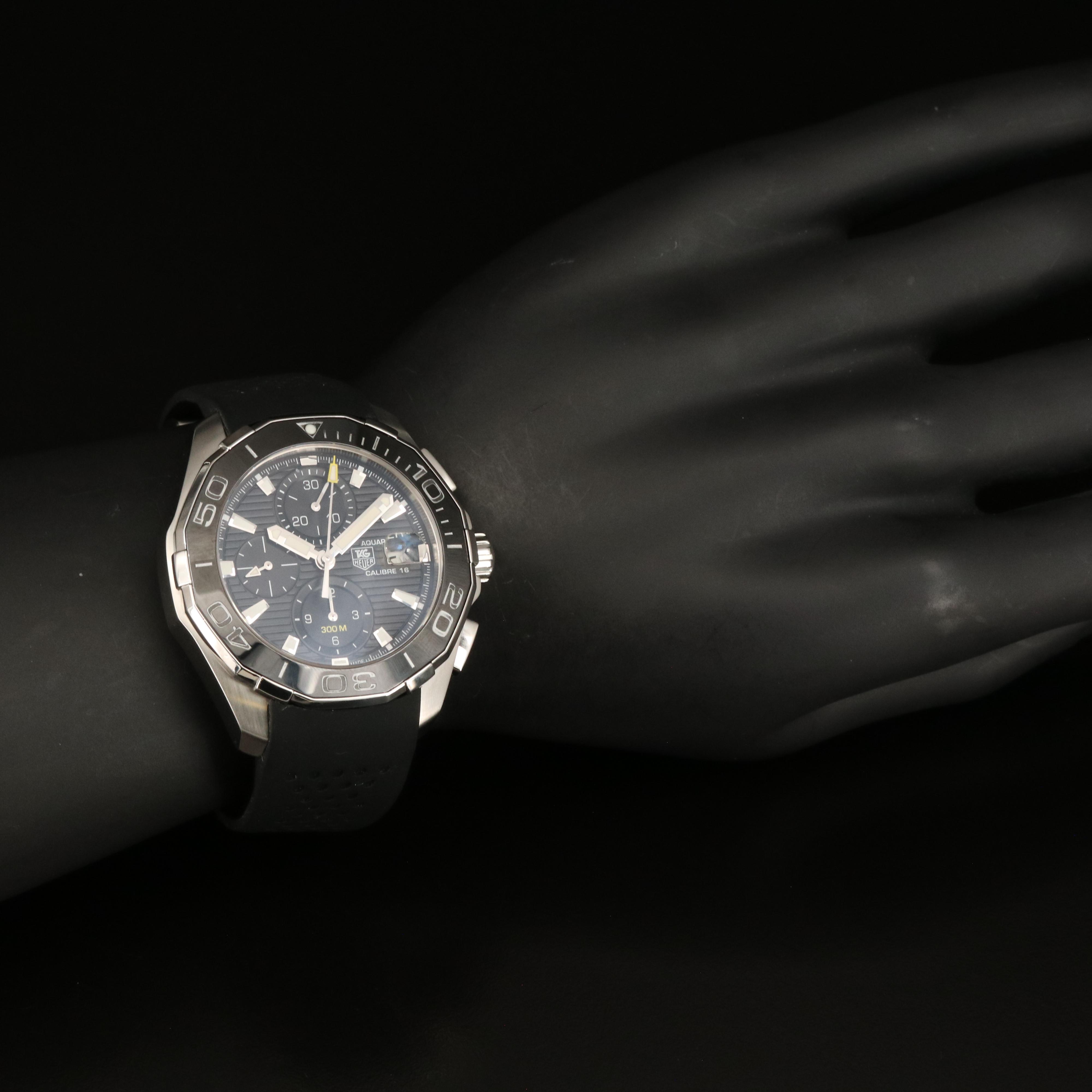 TAG Heuer Aquaracer 300M Black Ceramic Chronograph Calibre 16 Watch