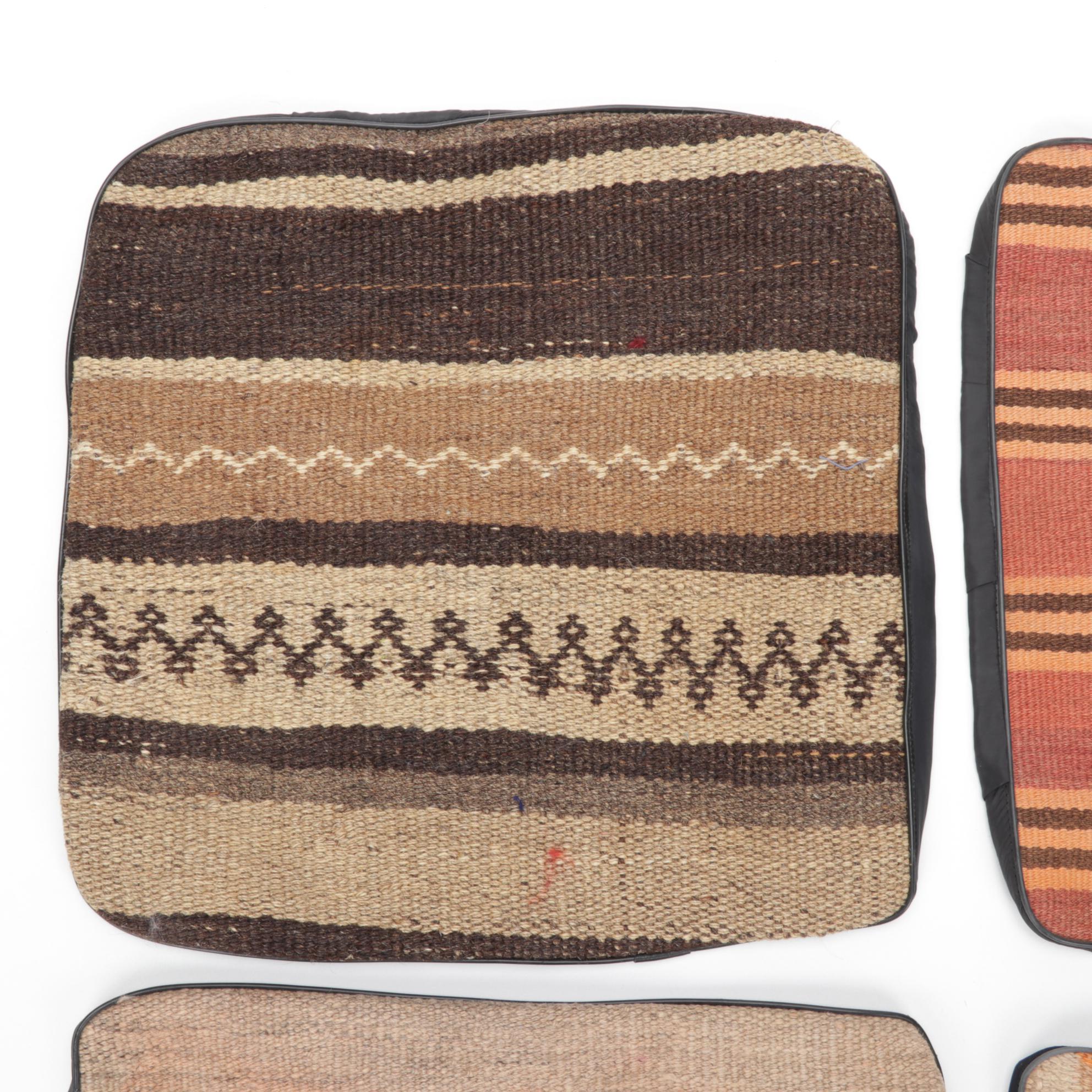 Handwoven Kilim Face Throw Pillow Covers