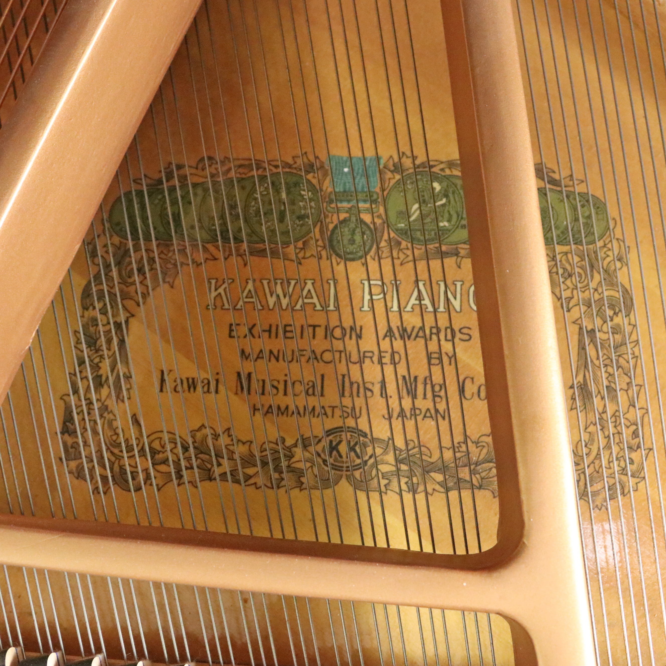 K. Kawai GE-1 Baby Grand Piano with Bench, 1989