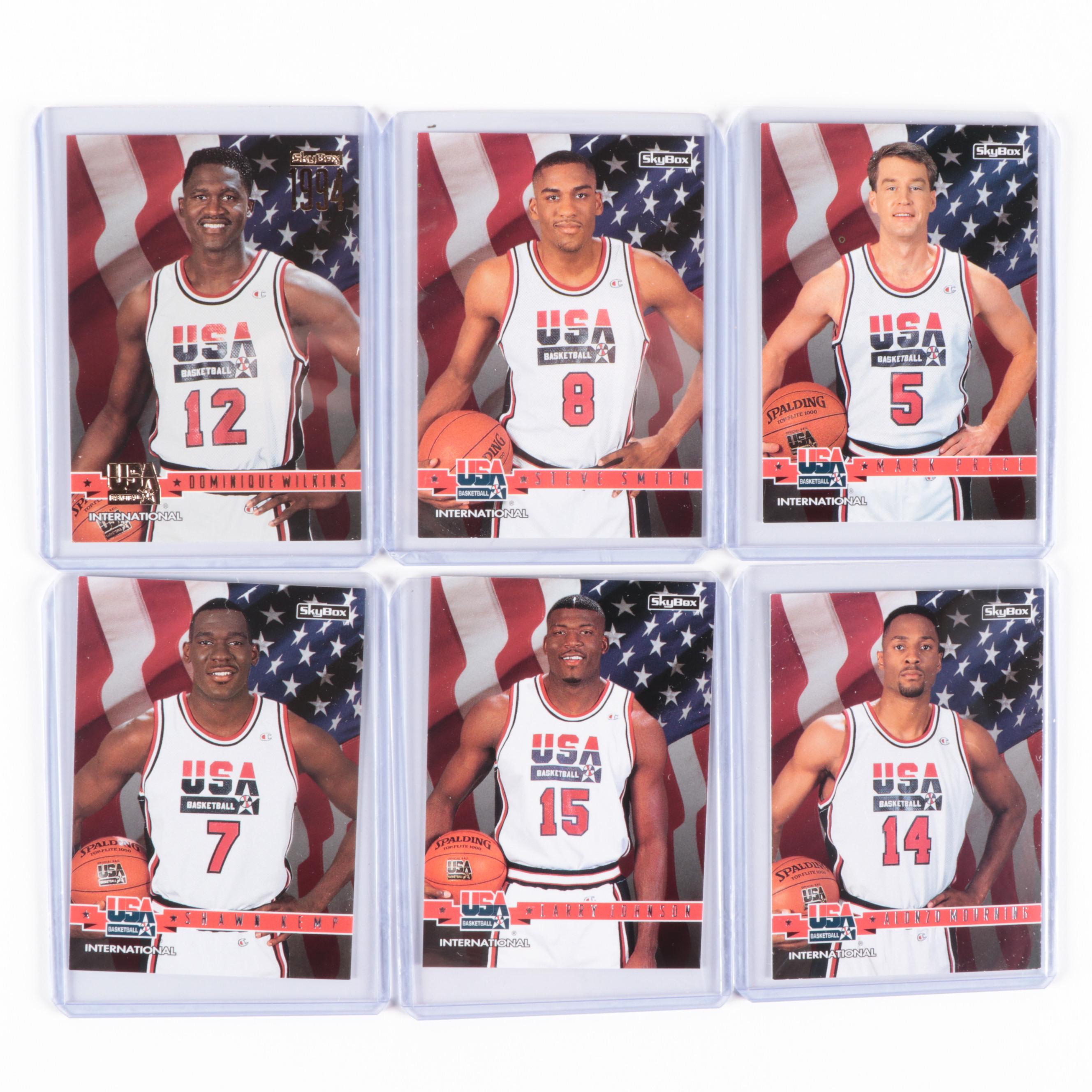 1994 USA Basketball Dream Team II Trading Cards and McDonalds Cups