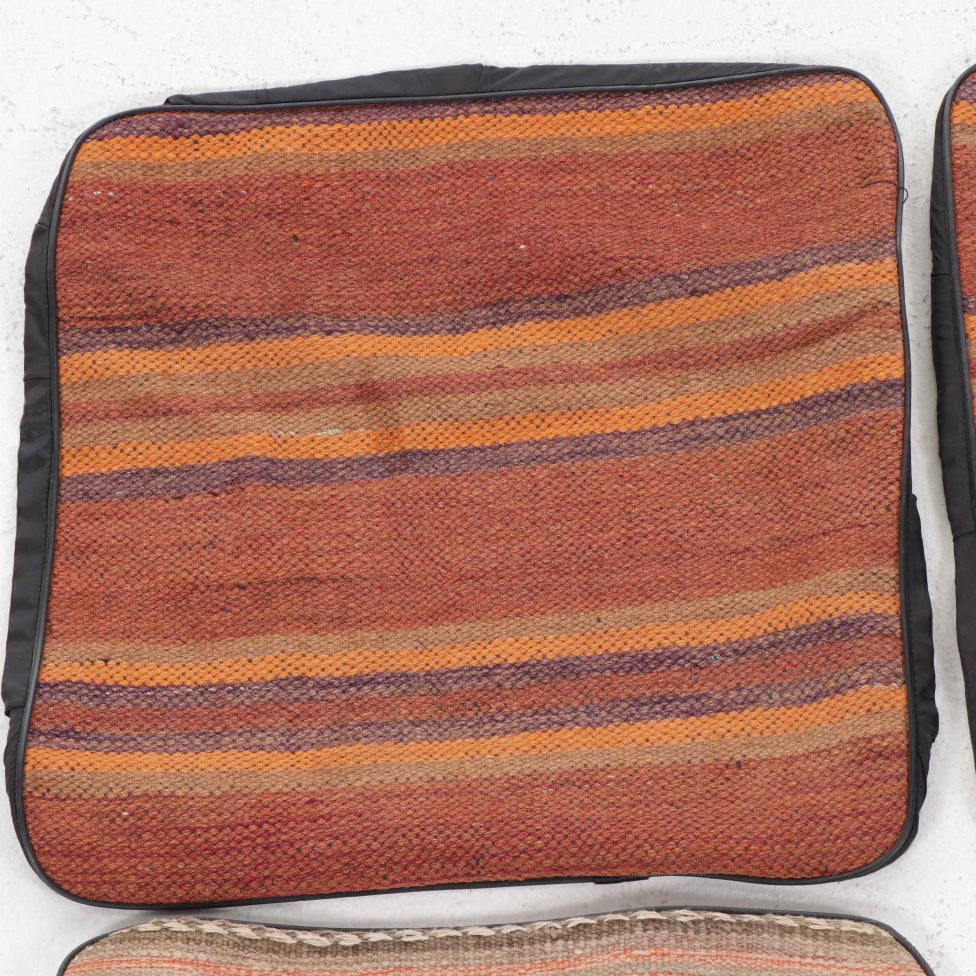 Handwoven Kilim Face Throw Pillow Covers