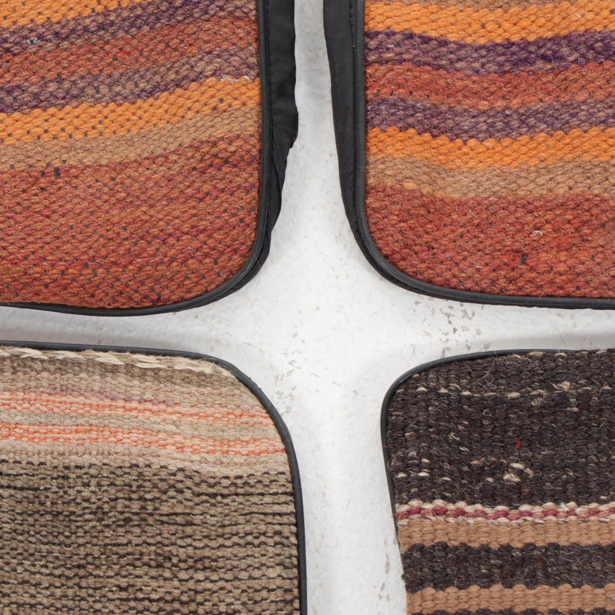 Handwoven Kilim Face Throw Pillow Covers