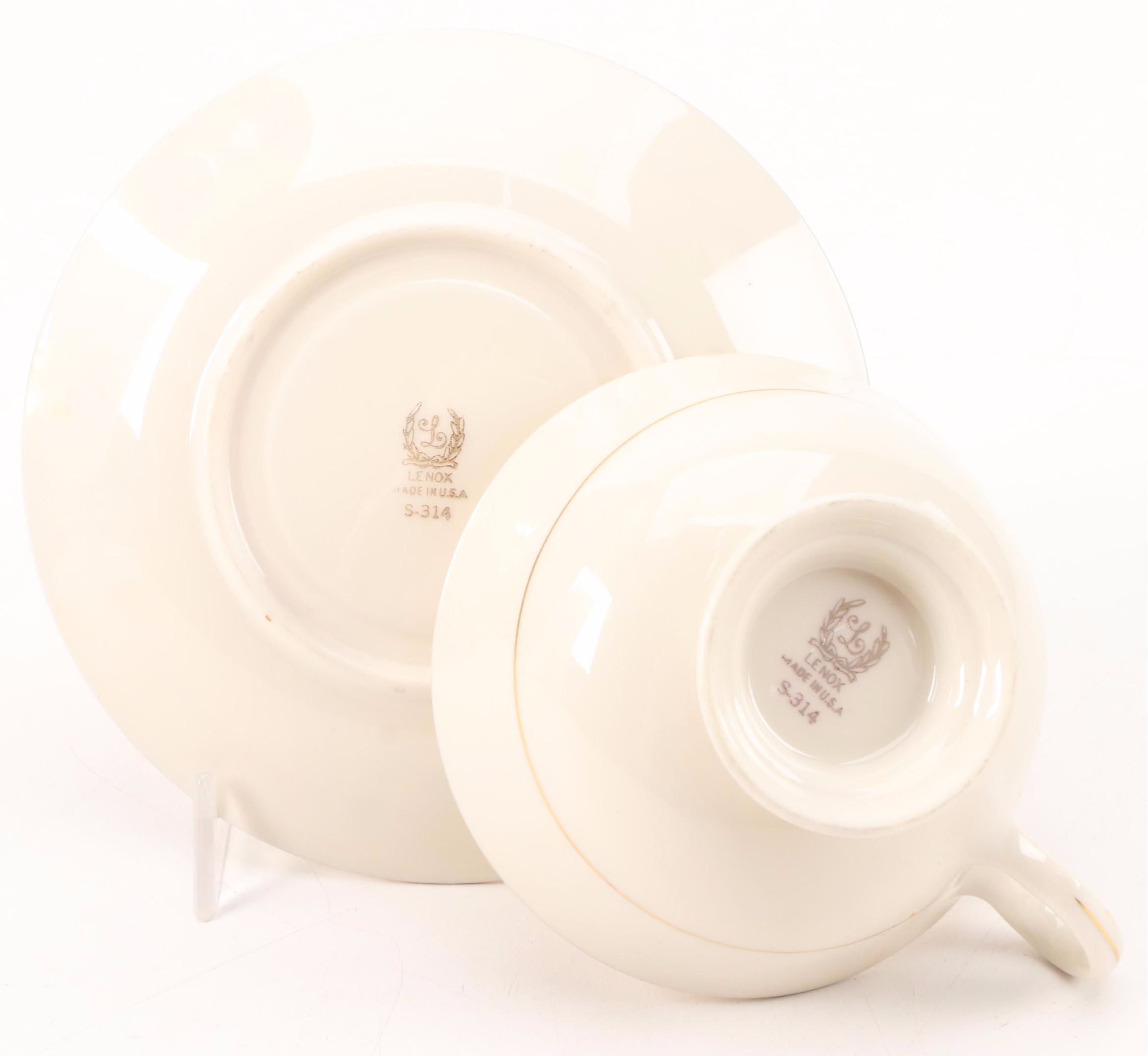 Lenox "Belvidere" Bone China Dinnerware, 1941–1978