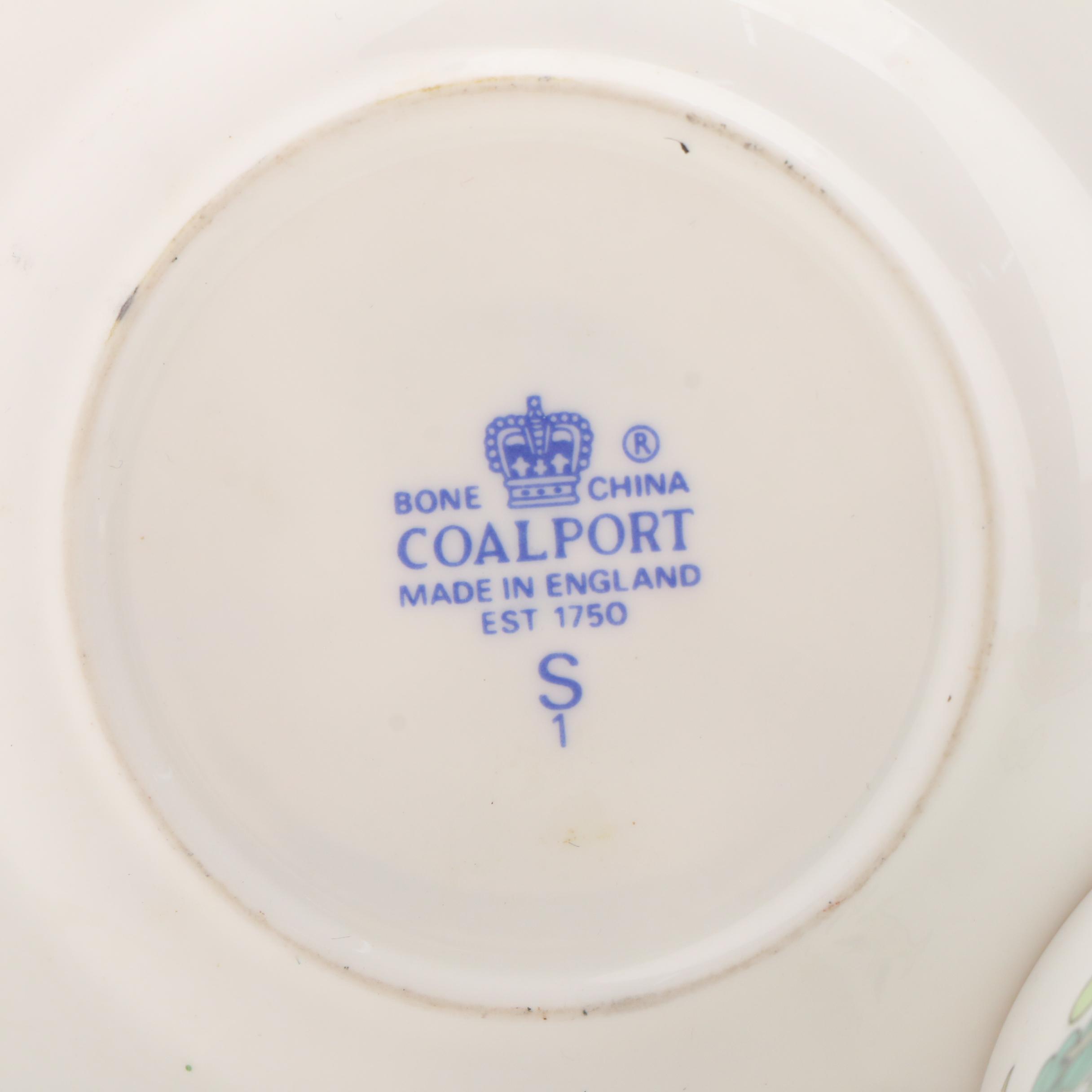 Coalport "Chinese Willow' Bone China Tea Set, Mid to Late 20th Century