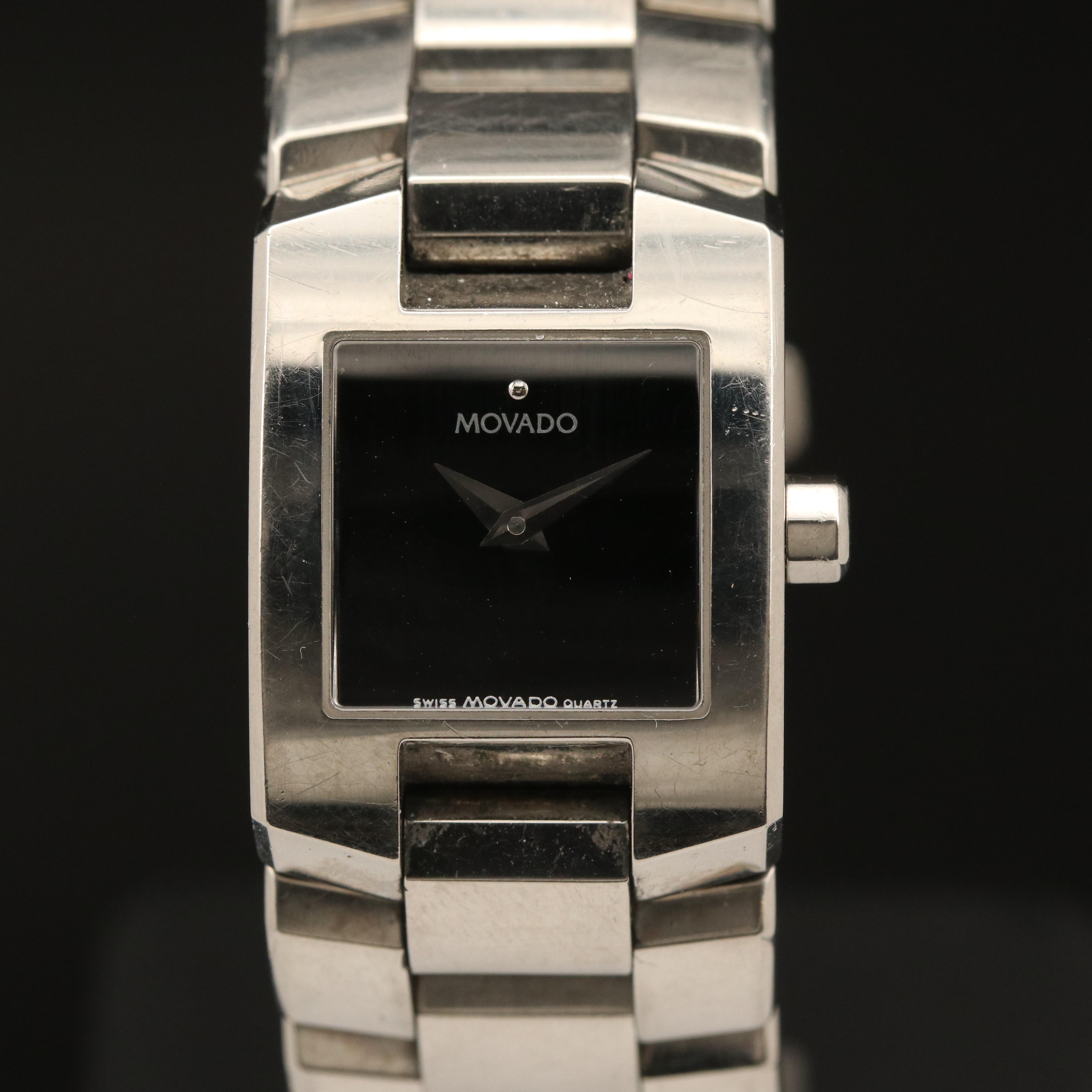 Movado Eliro Stainless Steel Wriswatch