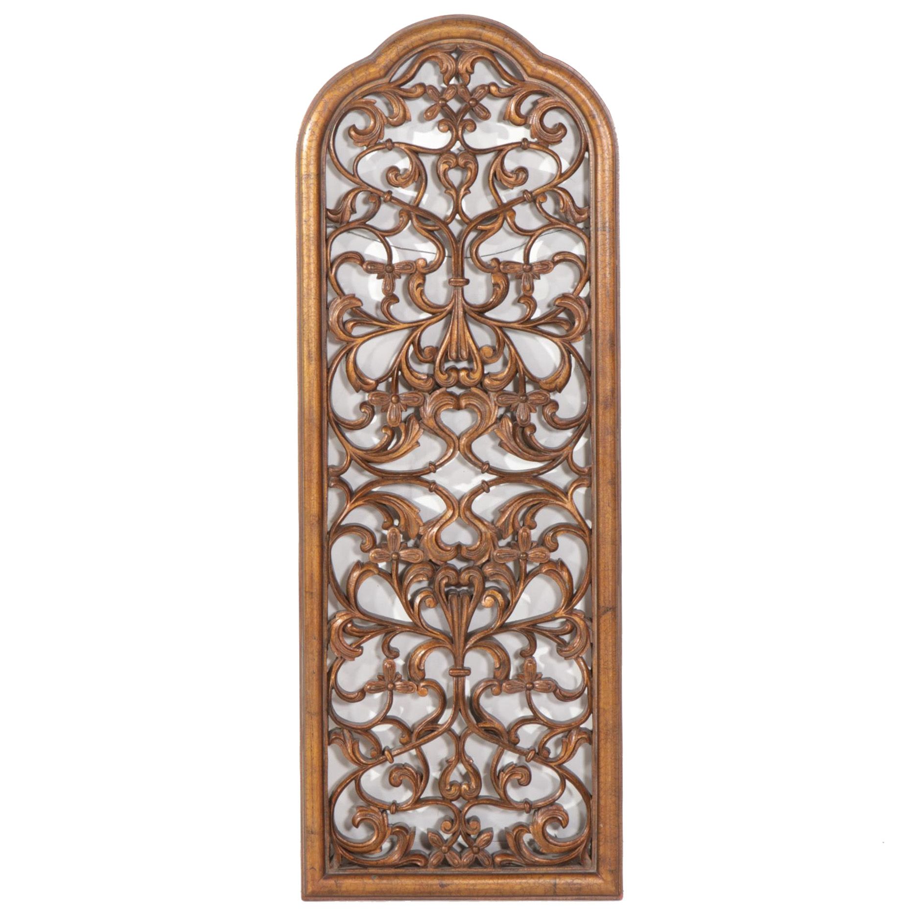Indian Style Wood Carved Wall Panel