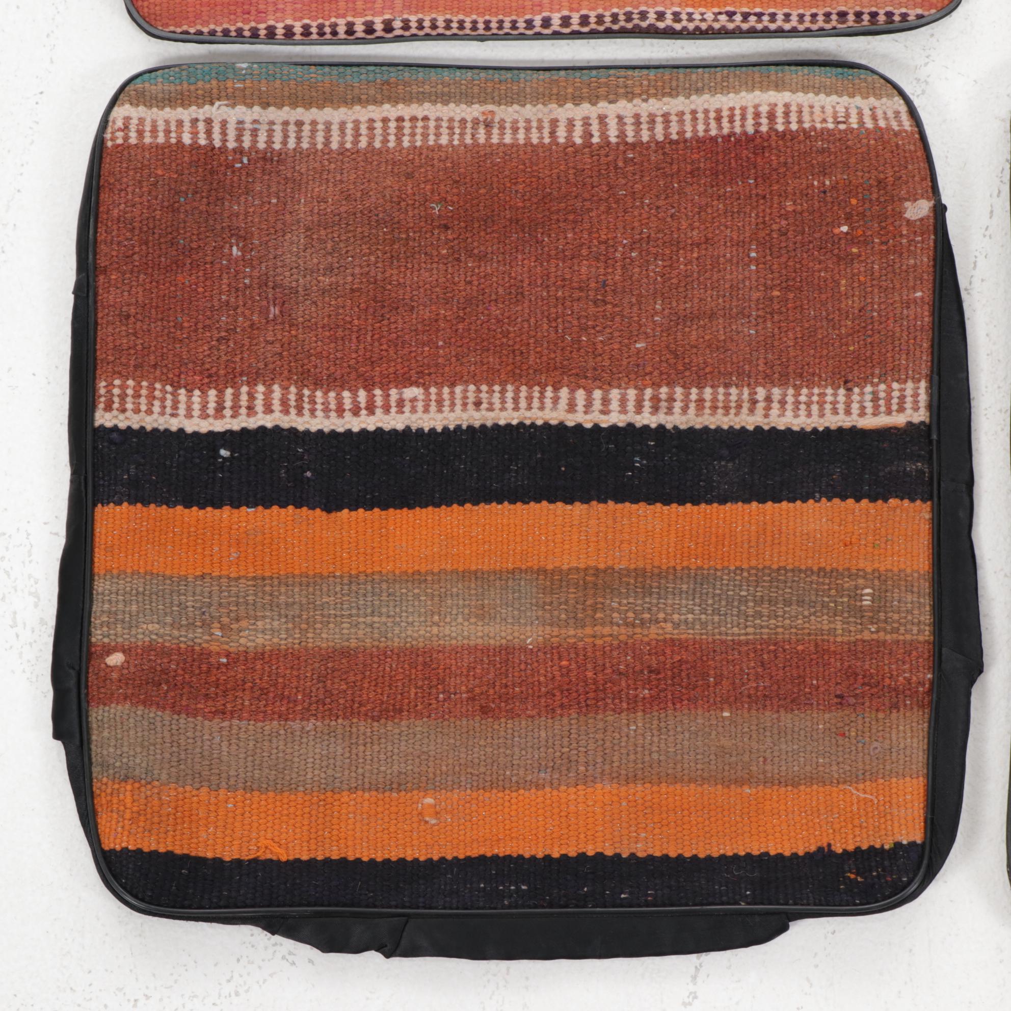 Handwoven Kilim Face Throw Pillow Covers