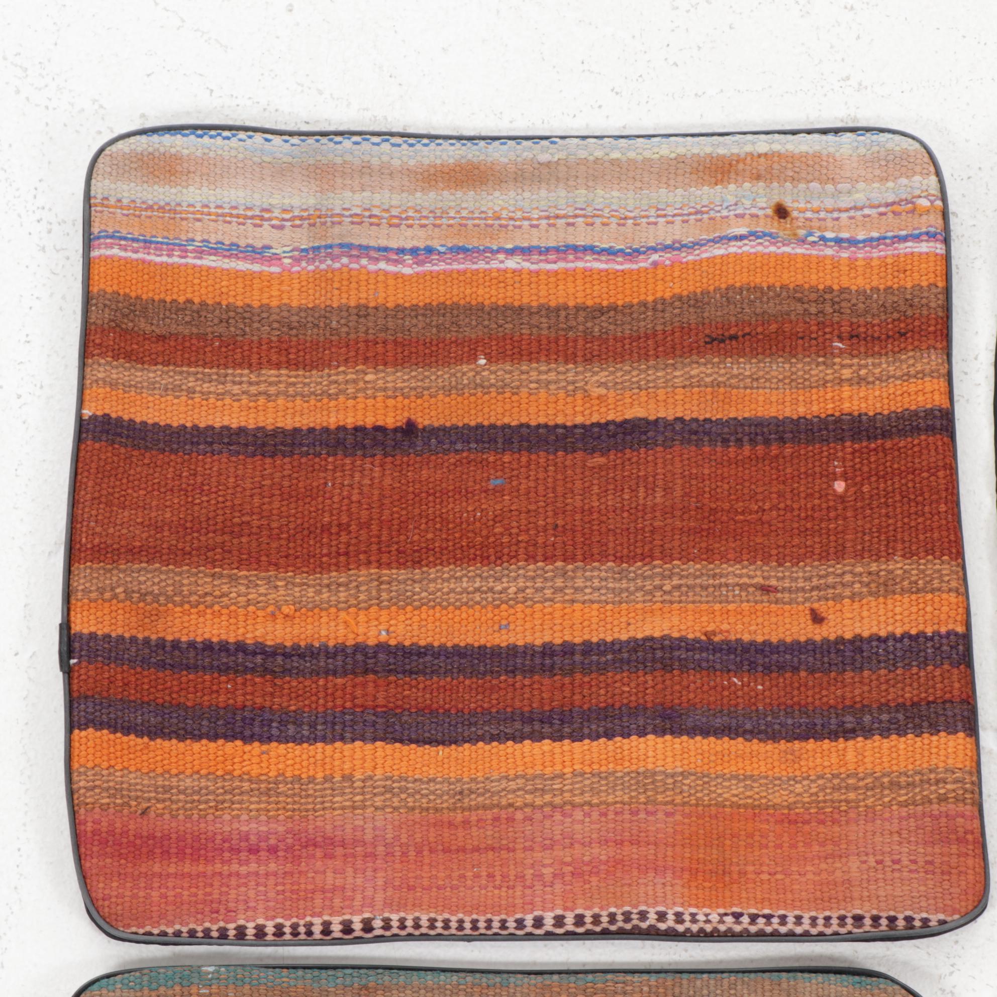 Handwoven Kilim Face Throw Pillow Covers