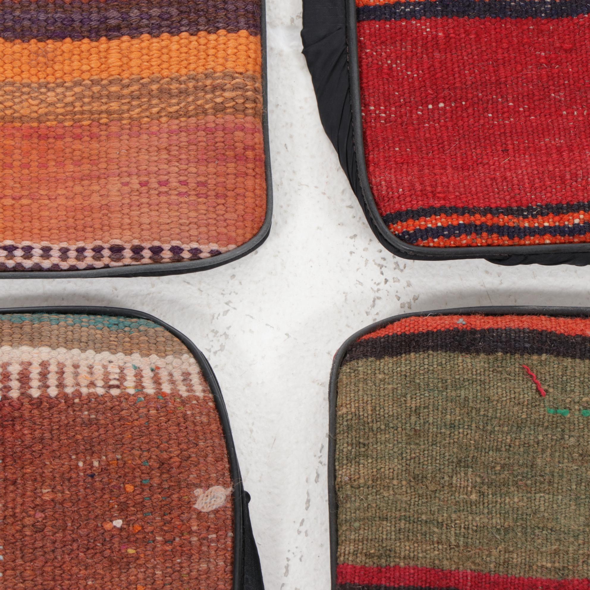 Handwoven Kilim Face Throw Pillow Covers