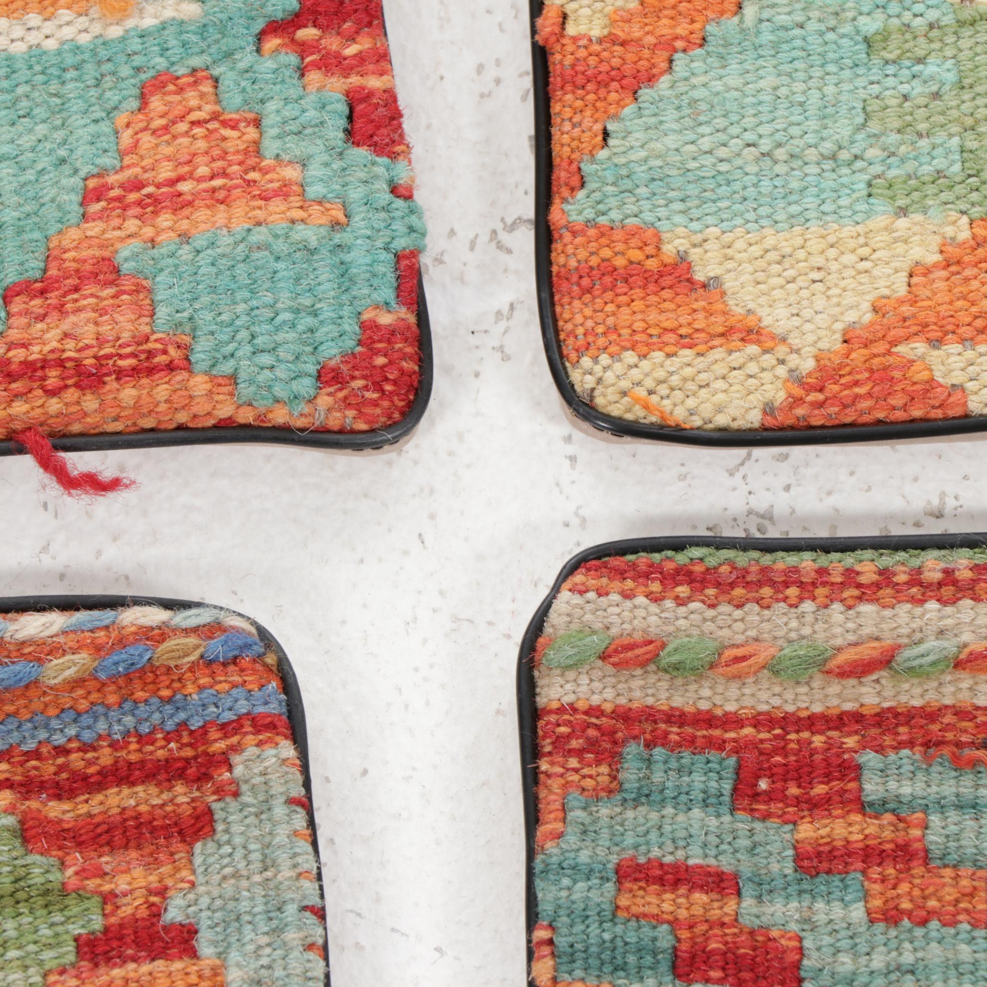 Handwoven Kilim Face Throw Pillow Covers