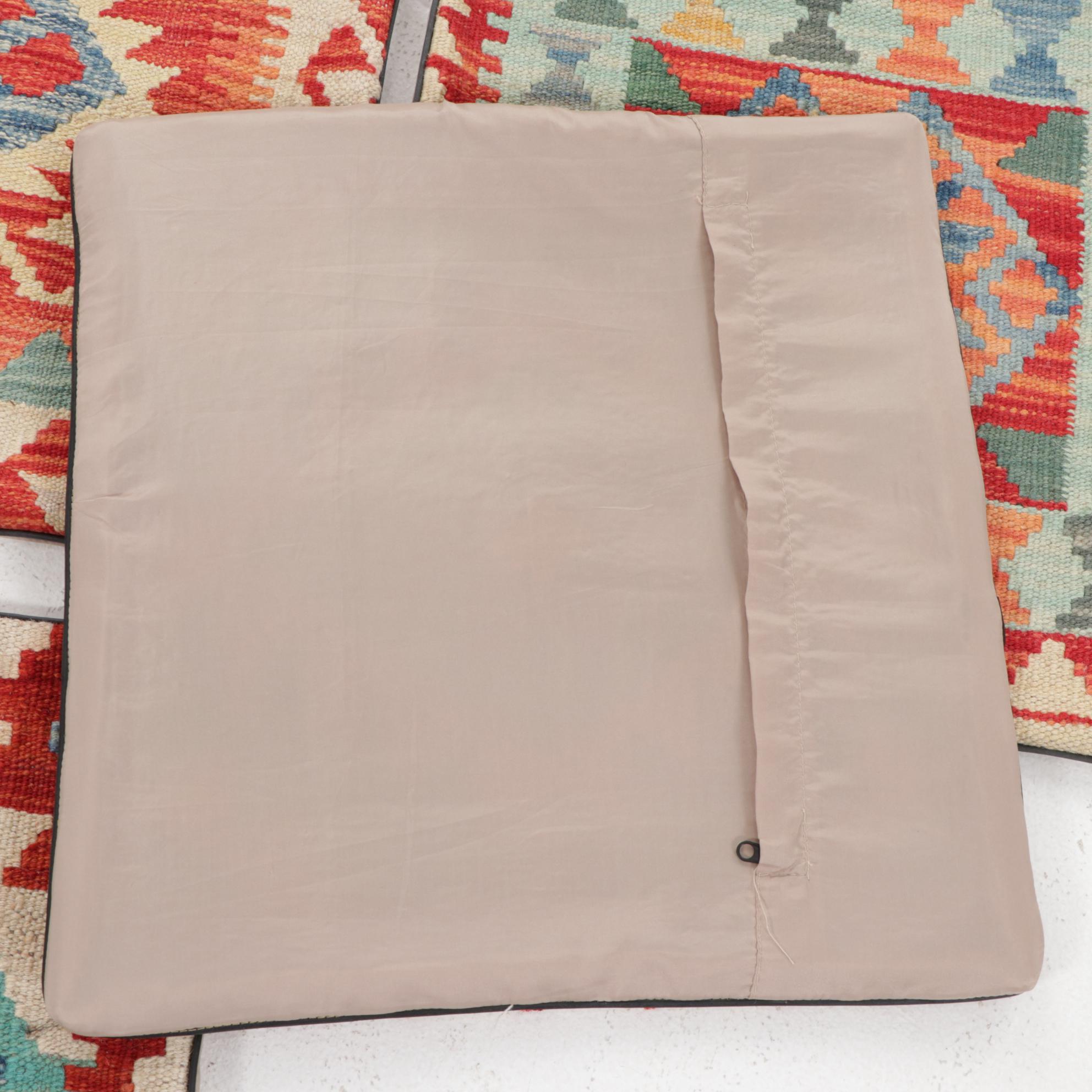 Handwoven Kilim Face Throw Pillow Covers