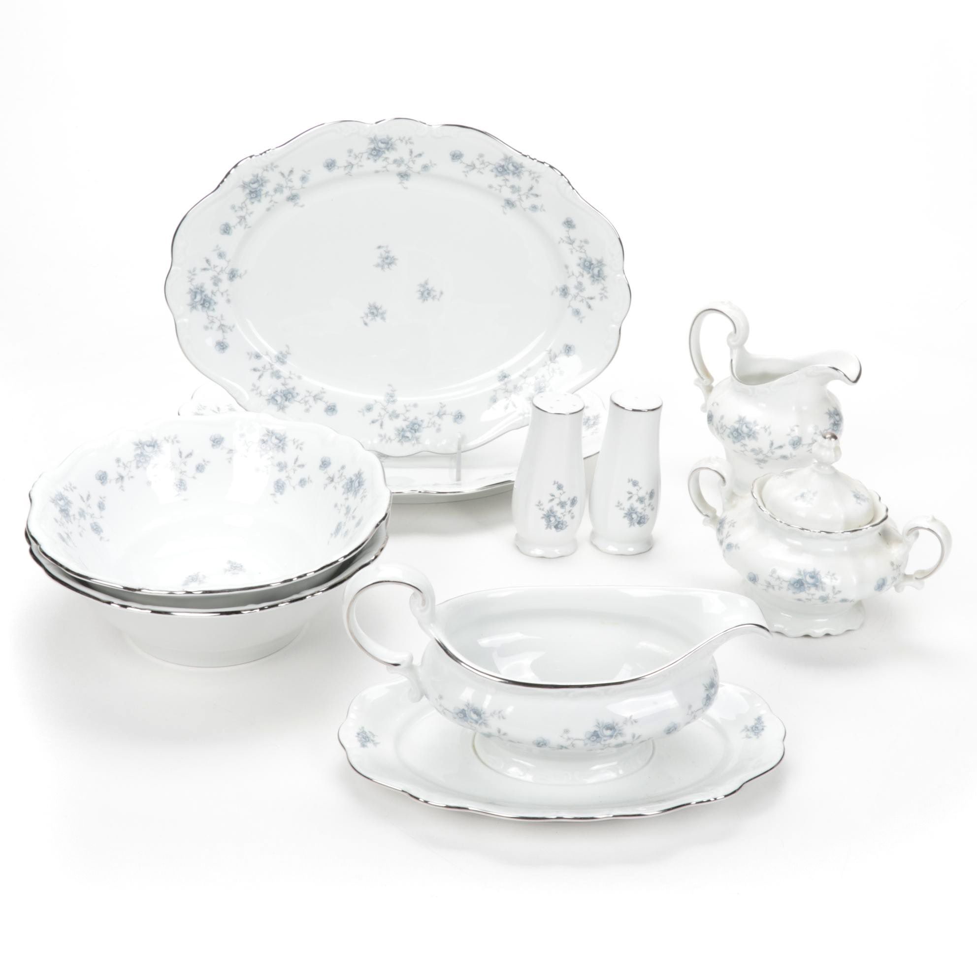 John Haviland "Blue Garland" Porcelain Serveware, 1953-1990