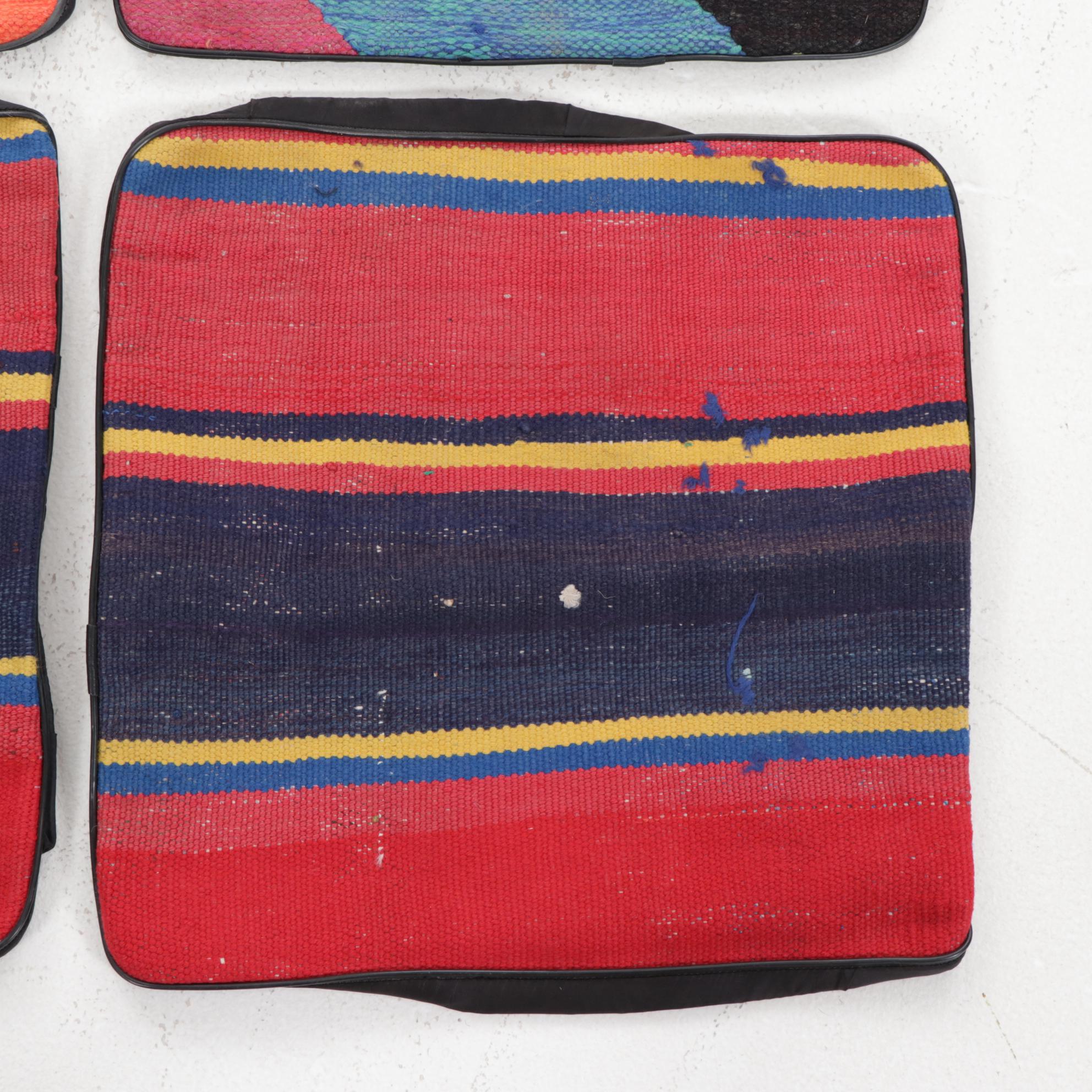 Handwoven Kilim Face Throw Pillow Covers