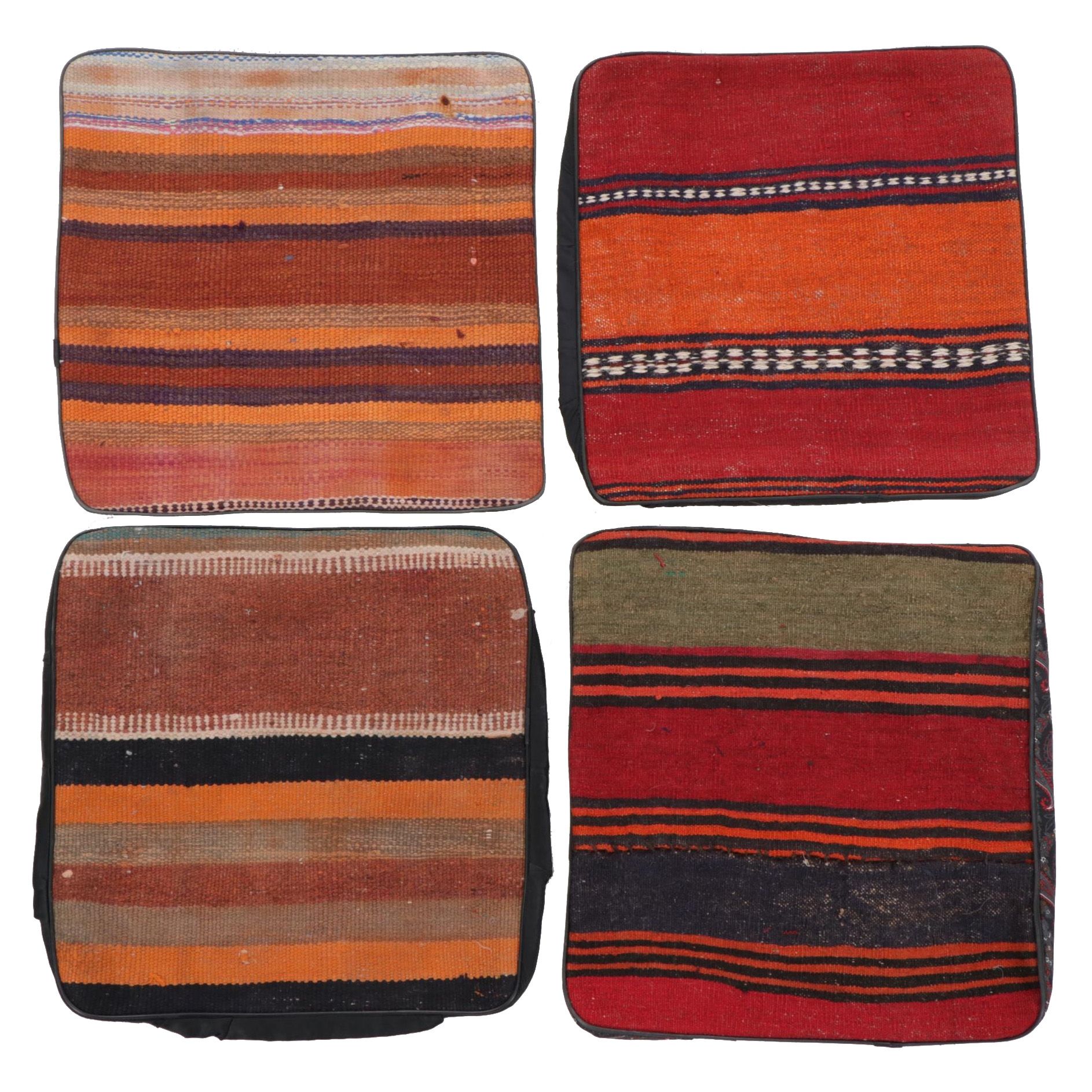 Handwoven Kilim Face Throw Pillow Covers