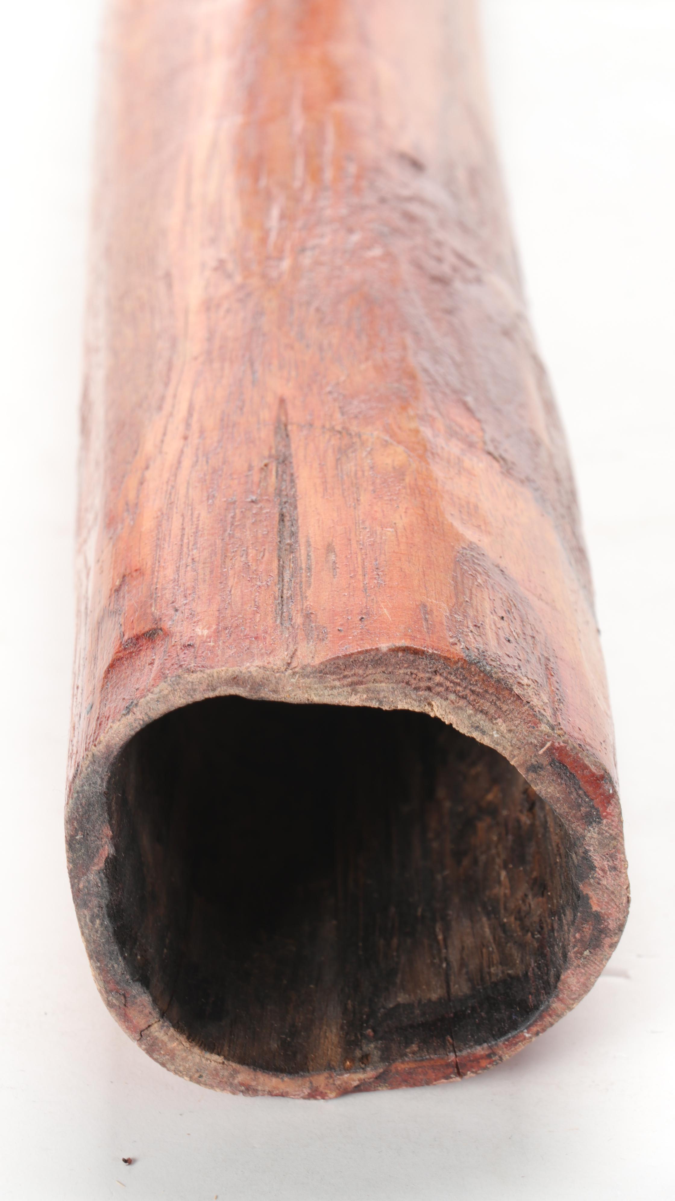Australian Aboriginal Painted Wood Didgeridoo