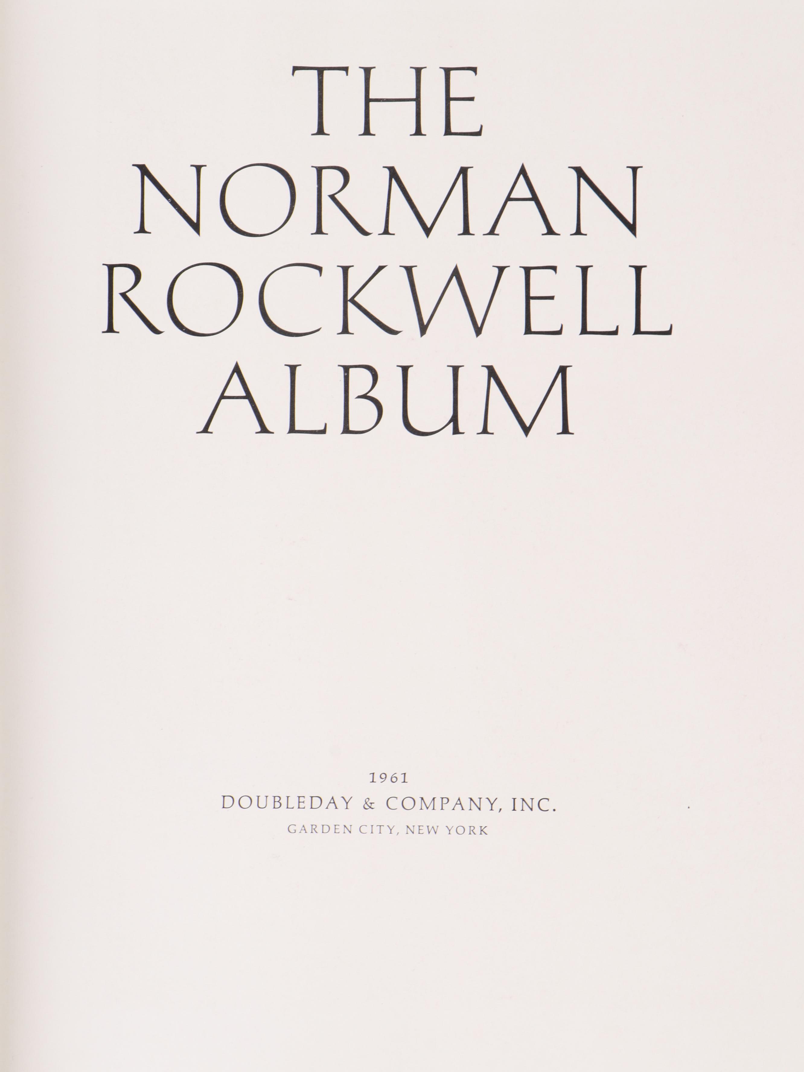 Signed First Edition "The Norman Rockwell Album" and More Norman Rockwell Books