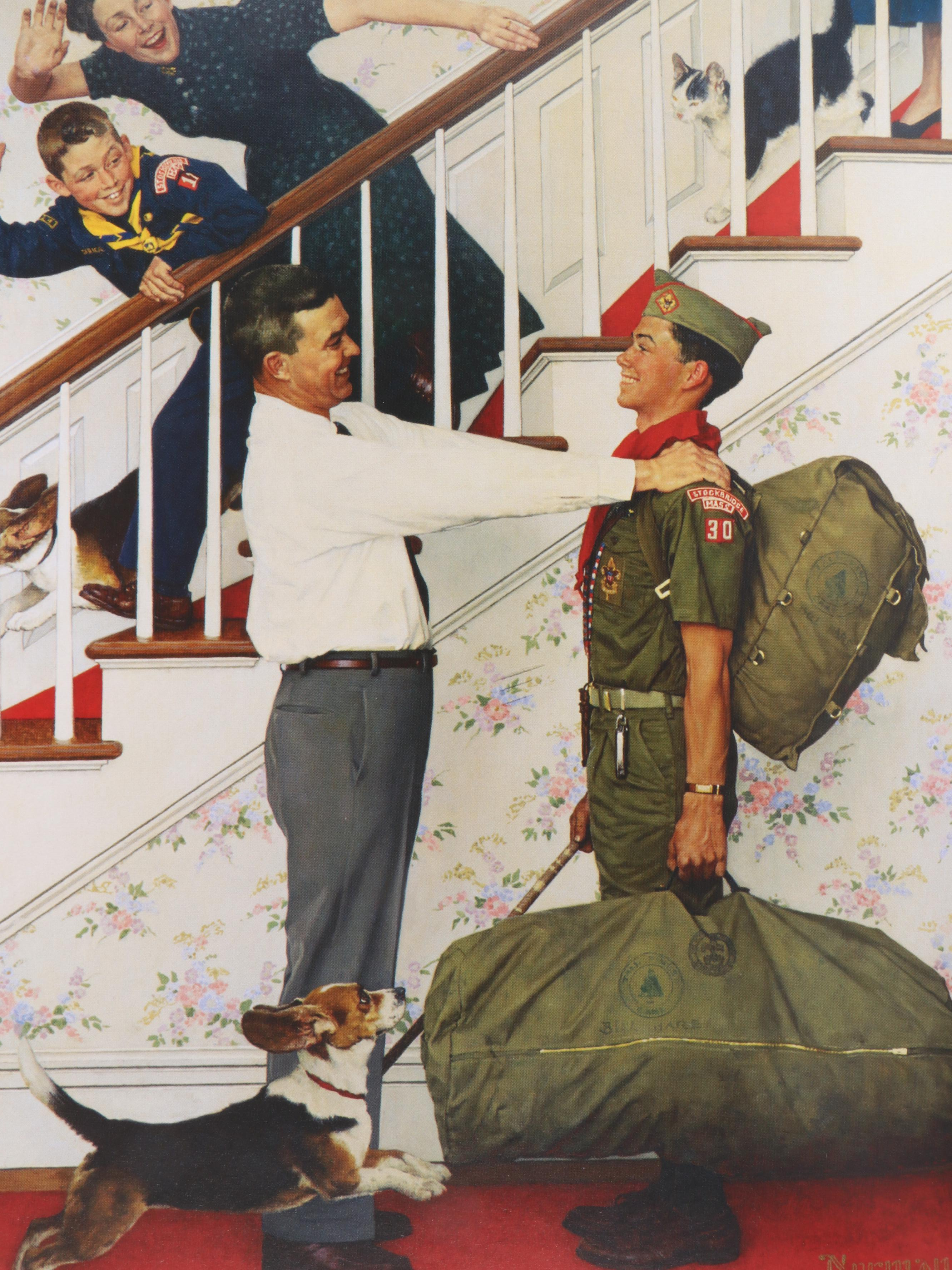 Signed First Edition "The Norman Rockwell Album" and More Norman Rockwell Books