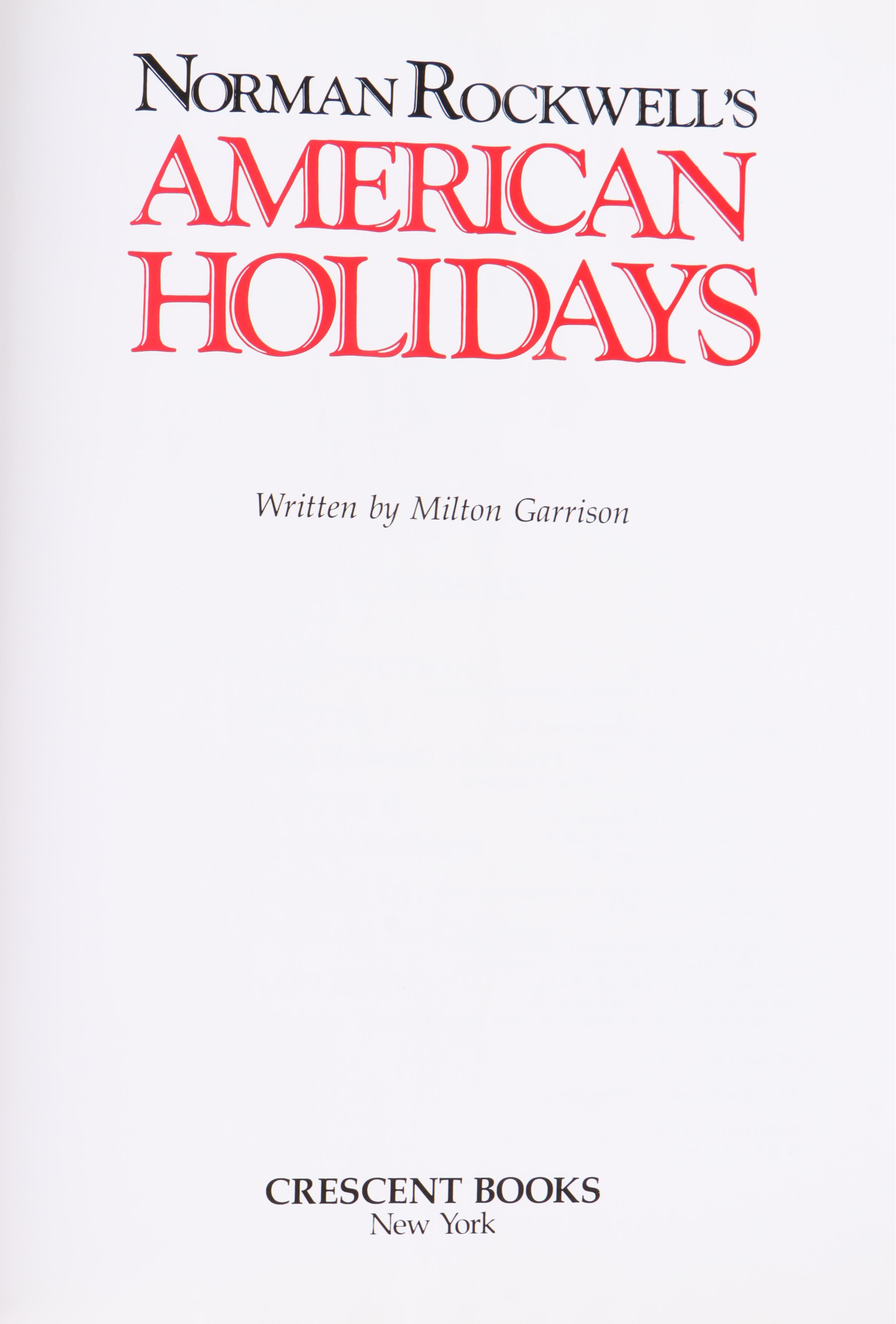 Signed First Edition "The Norman Rockwell Album" and More Norman Rockwell Books