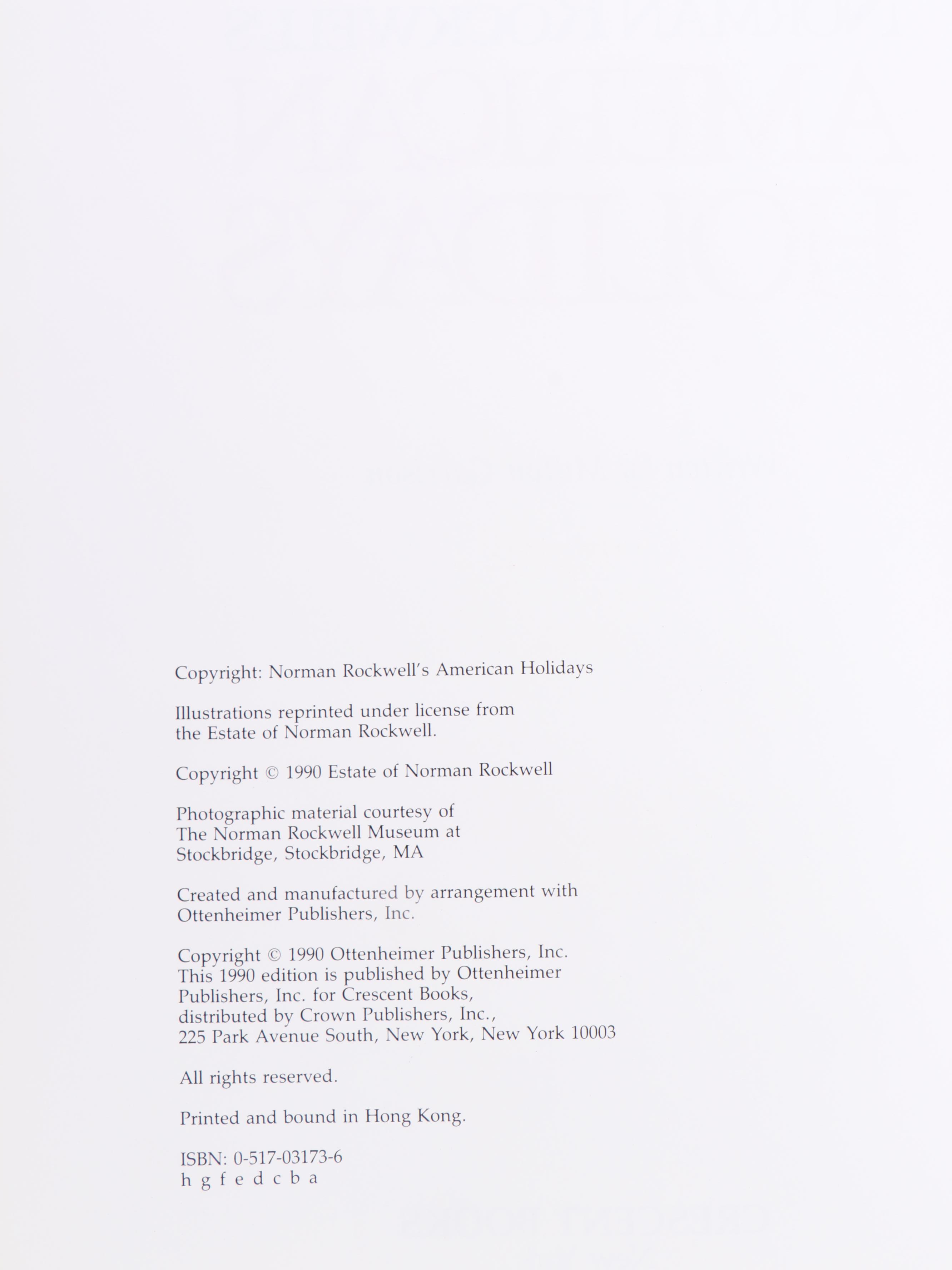 Signed First Edition "The Norman Rockwell Album" and More Norman Rockwell Books