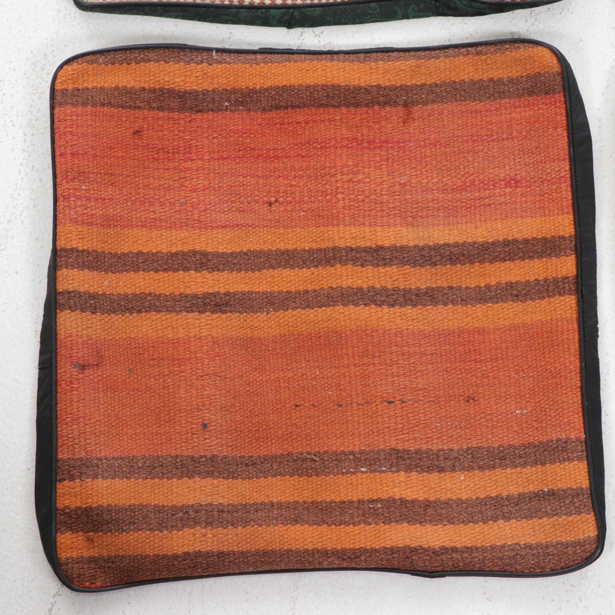 Handwoven Kilim Face Throw Pillow Covers