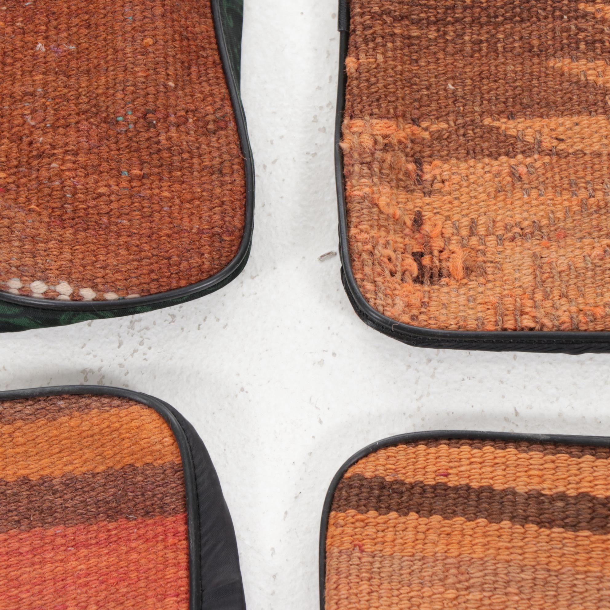 Handwoven Kilim Face Throw Pillow Covers