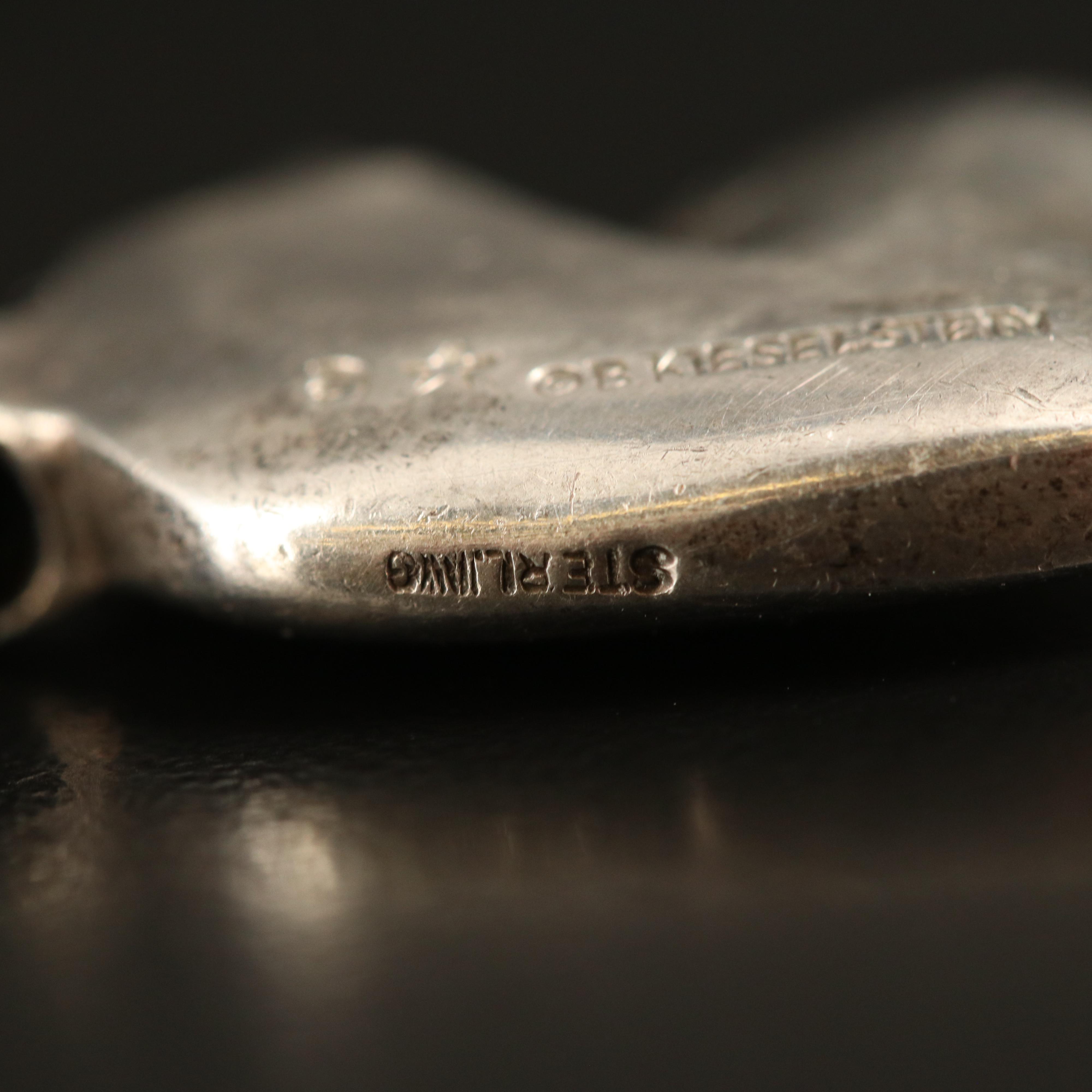 Vintage Barry Kieselstein Sterling Eagle Pendant Necklace