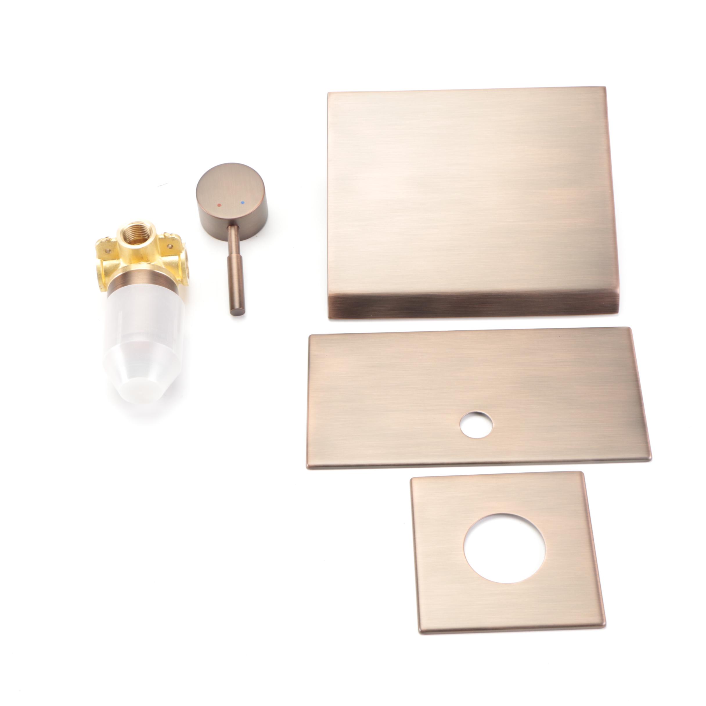 Oil Rubbed Bronze Wall-Mount Waterfall Tub Faucet