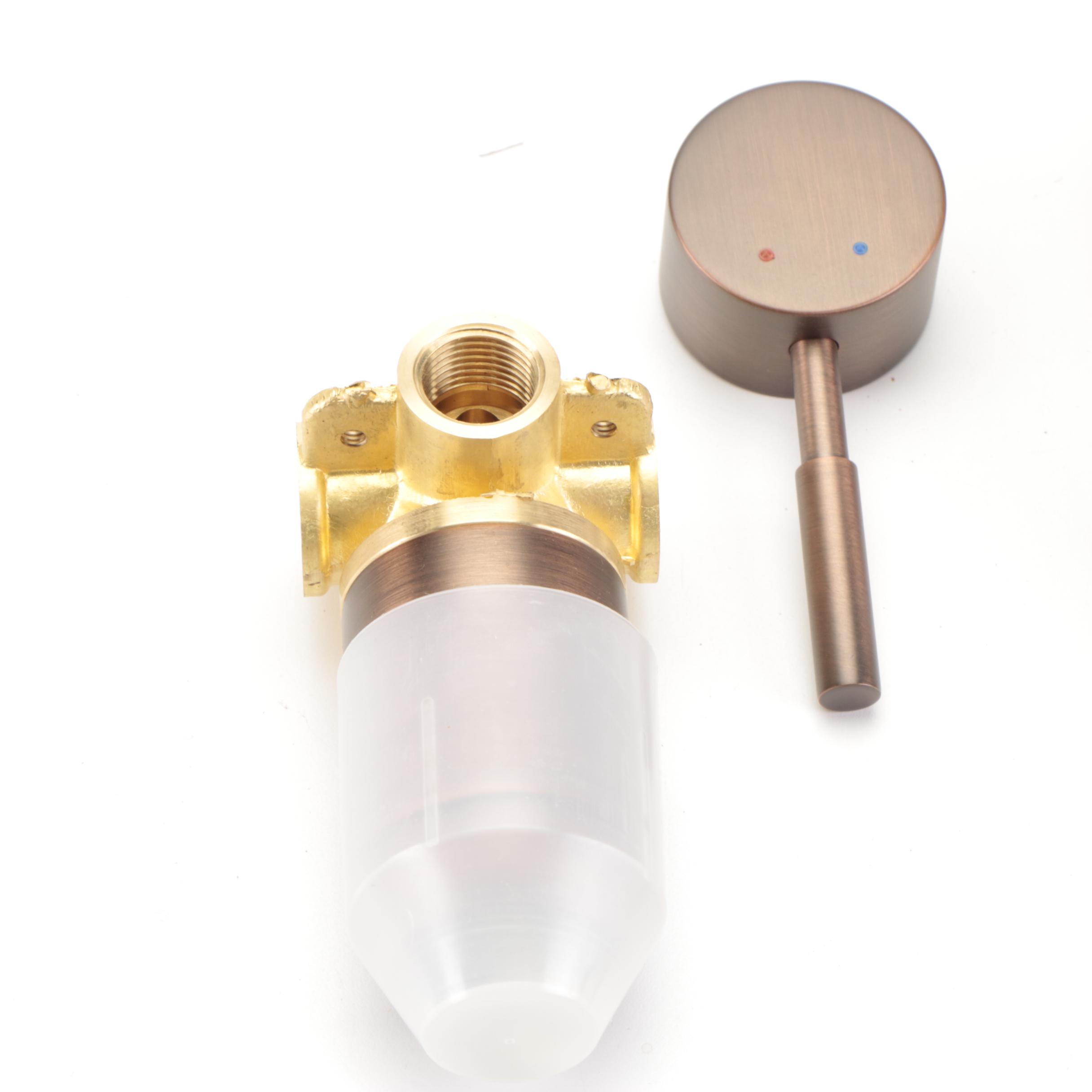 Oil Rubbed Bronze Wall-Mount Waterfall Tub Faucet