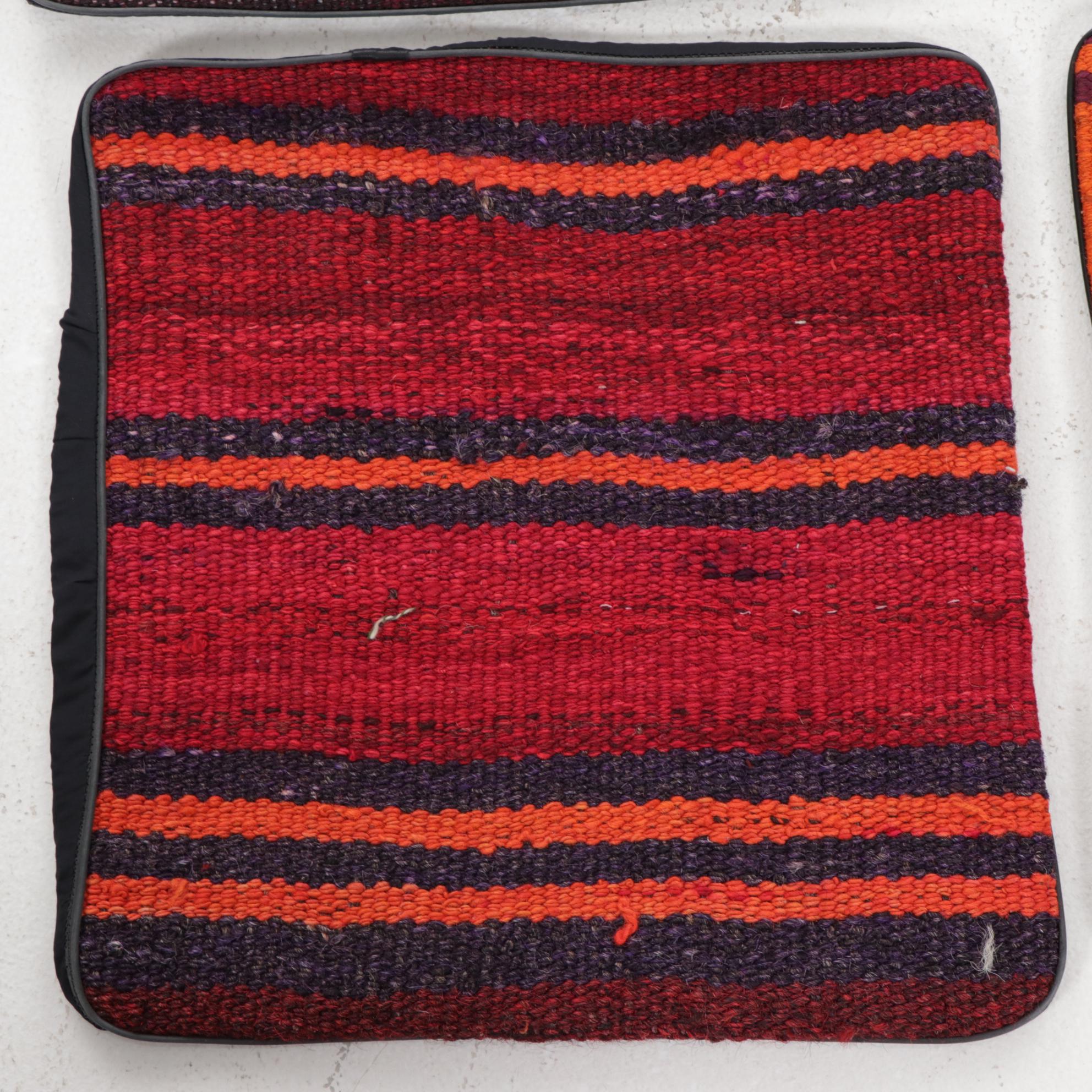 Handwoven Kilim Face Throw Pillow Covers