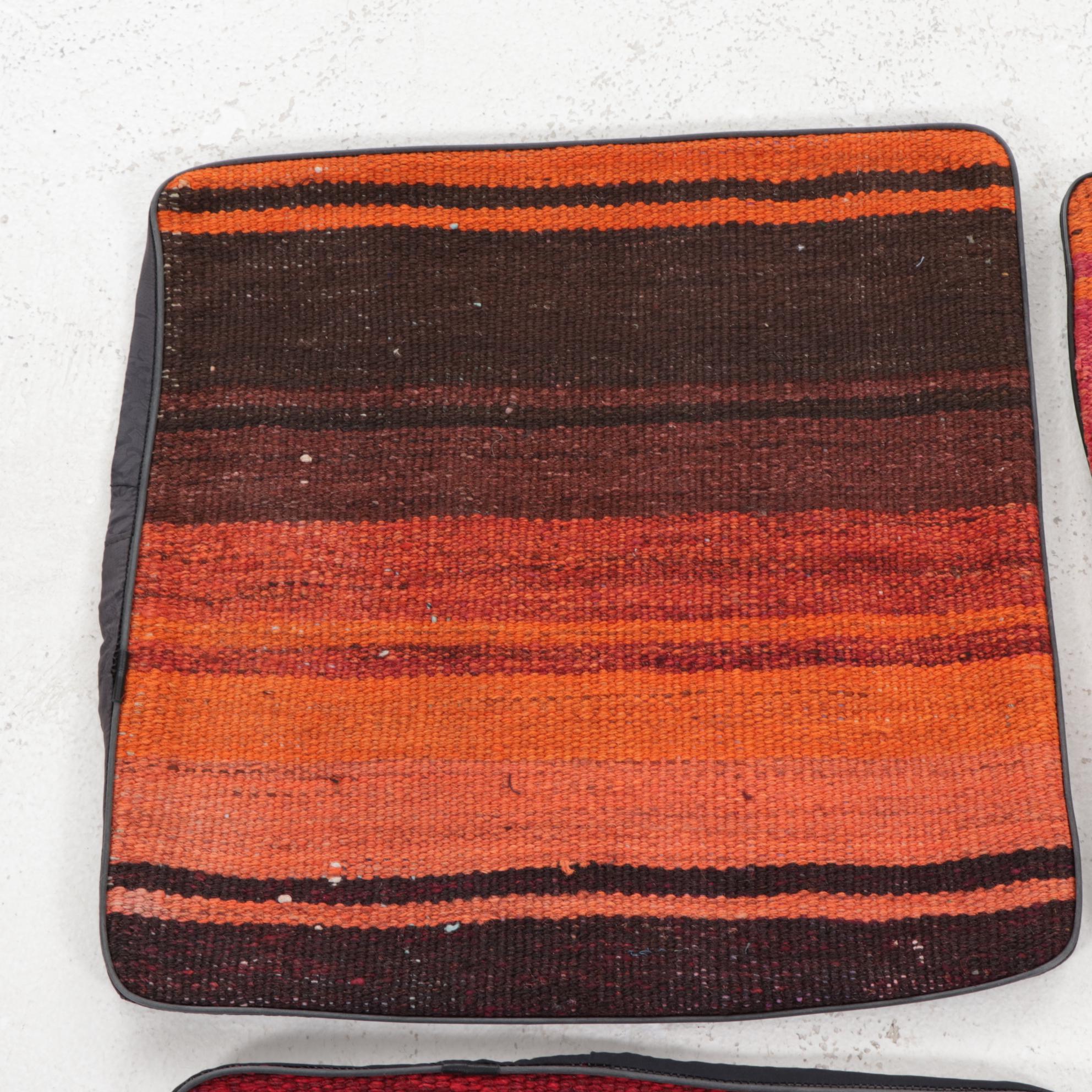 Handwoven Kilim Face Throw Pillow Covers