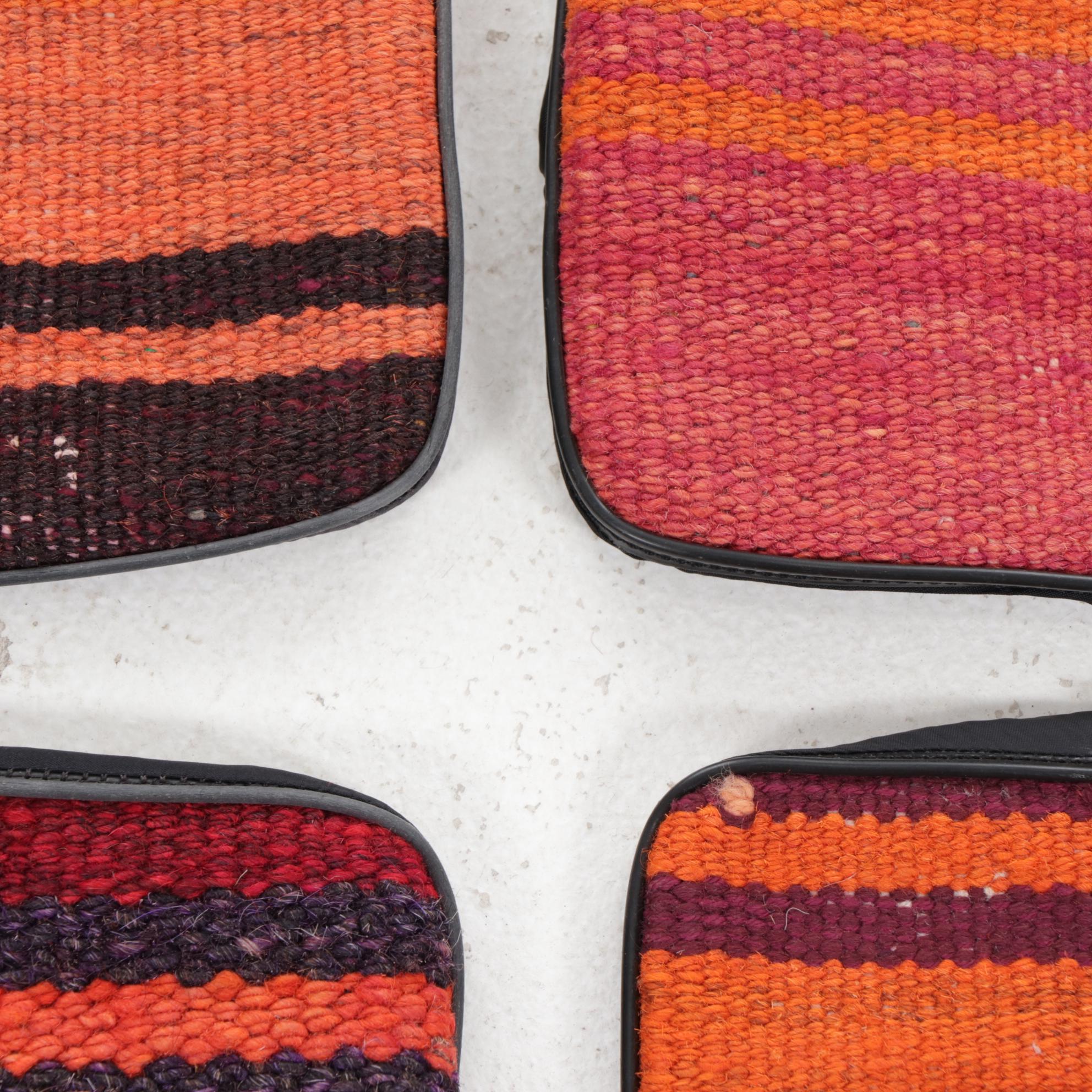 Handwoven Kilim Face Throw Pillow Covers