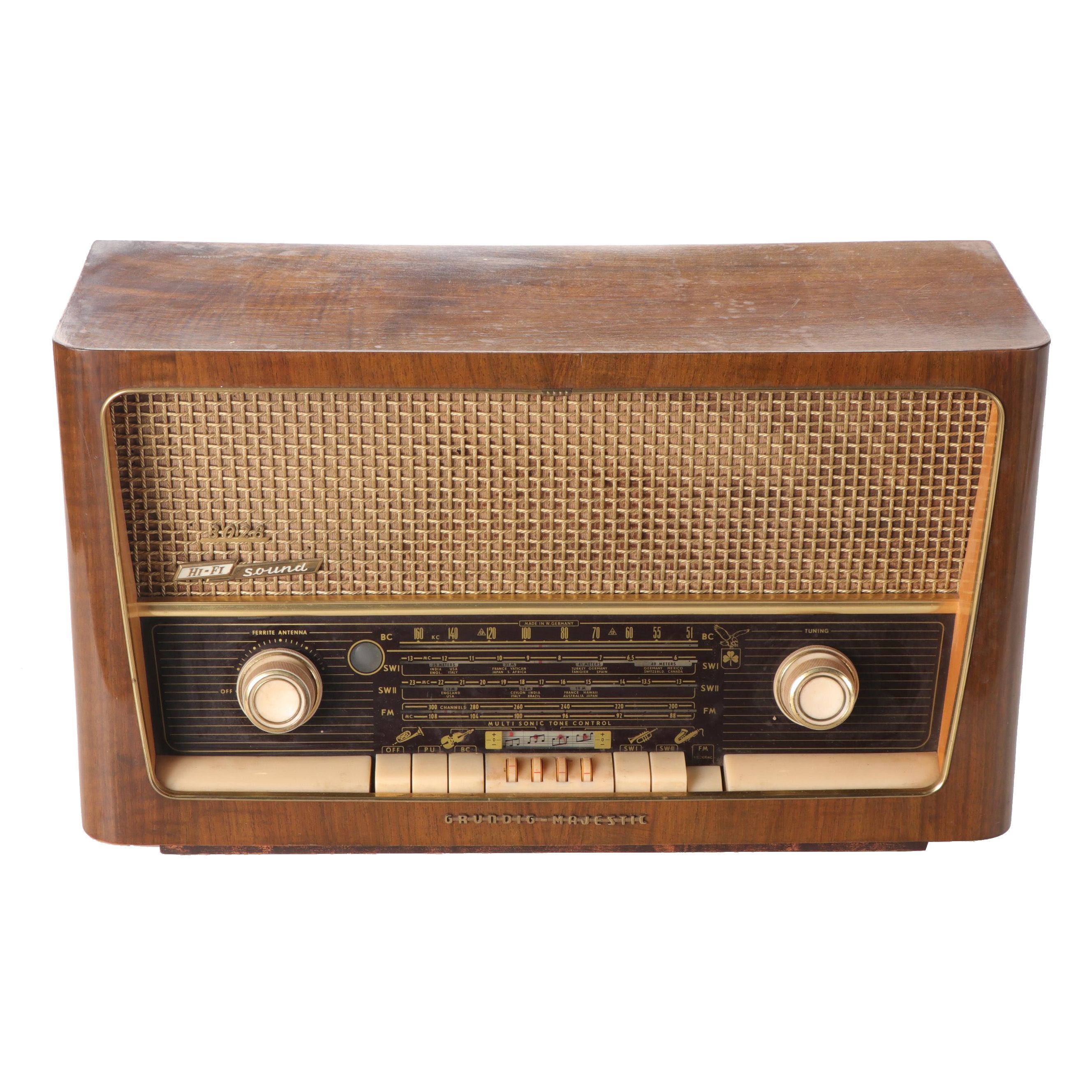Grundig-Majestic Model 3028 Broadcast Receiver, 1950s
