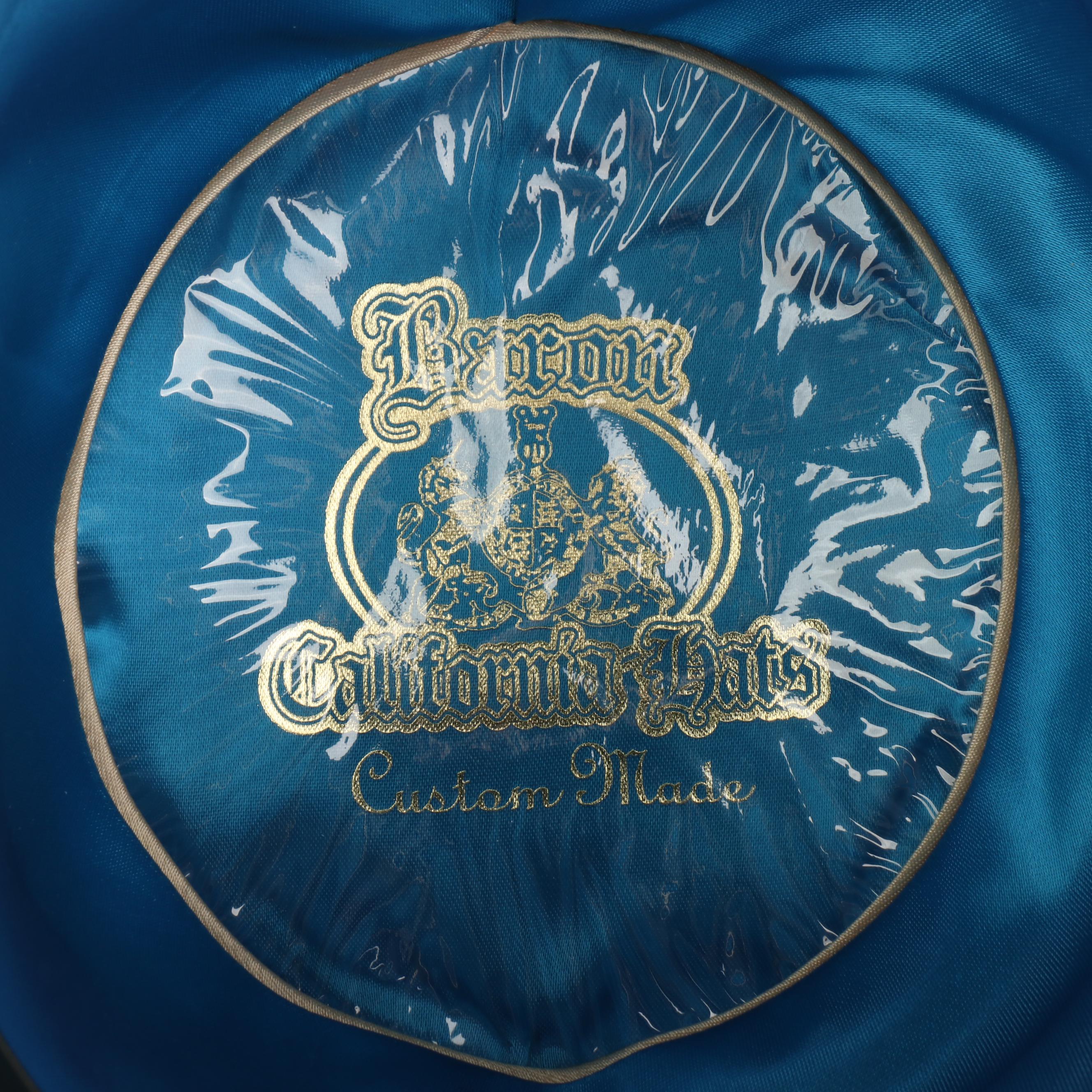 Baron California Hats Squire Fur Felt Top Hat with Grosgrain Trim