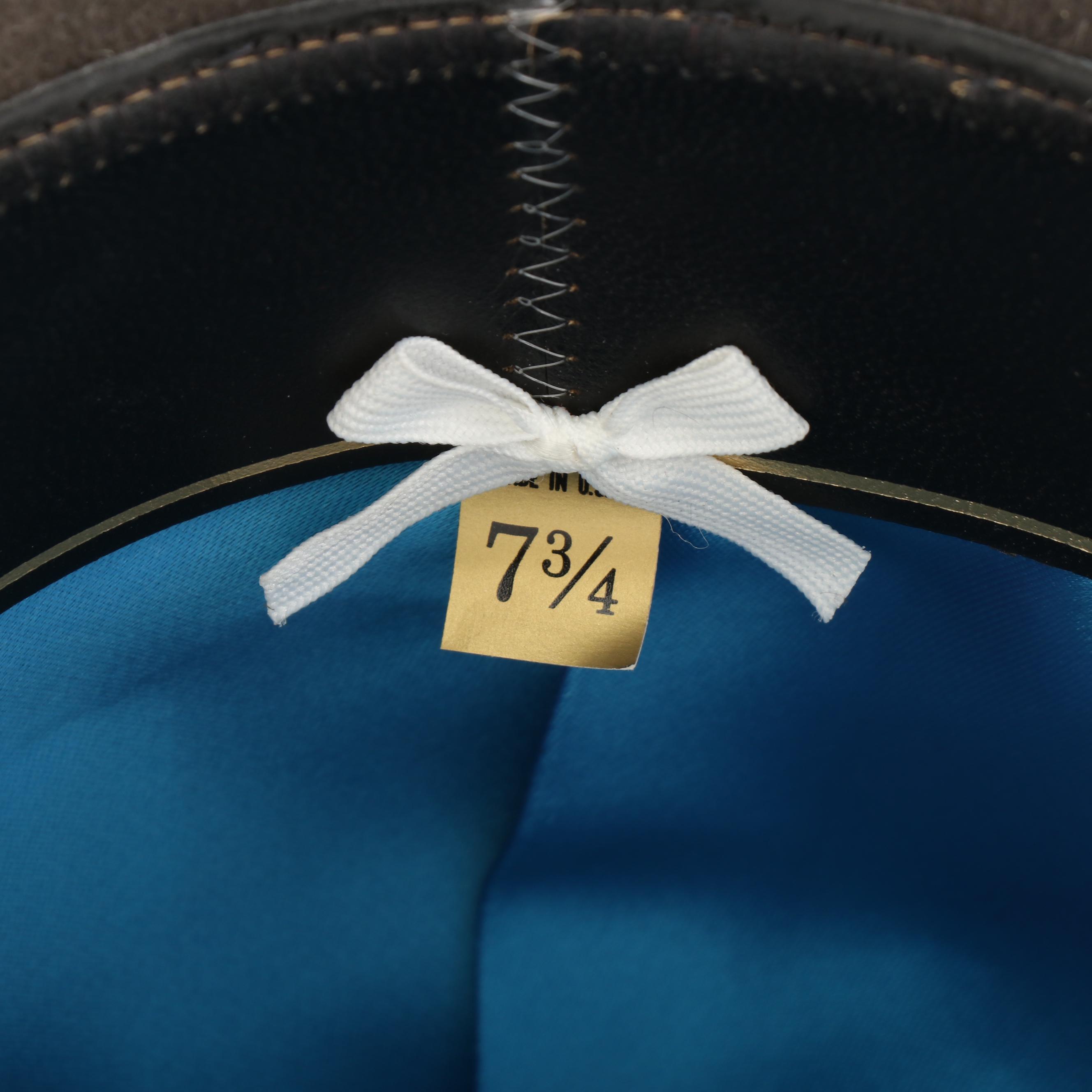 Baron California Hats Squire Fur Felt Top Hat with Grosgrain Trim