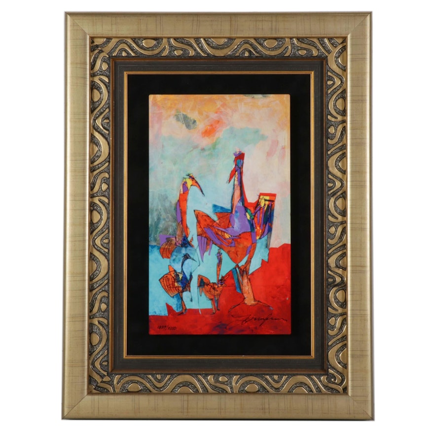 Yuval Wolfson Giclée Caldograph "Radiant," 21st Century