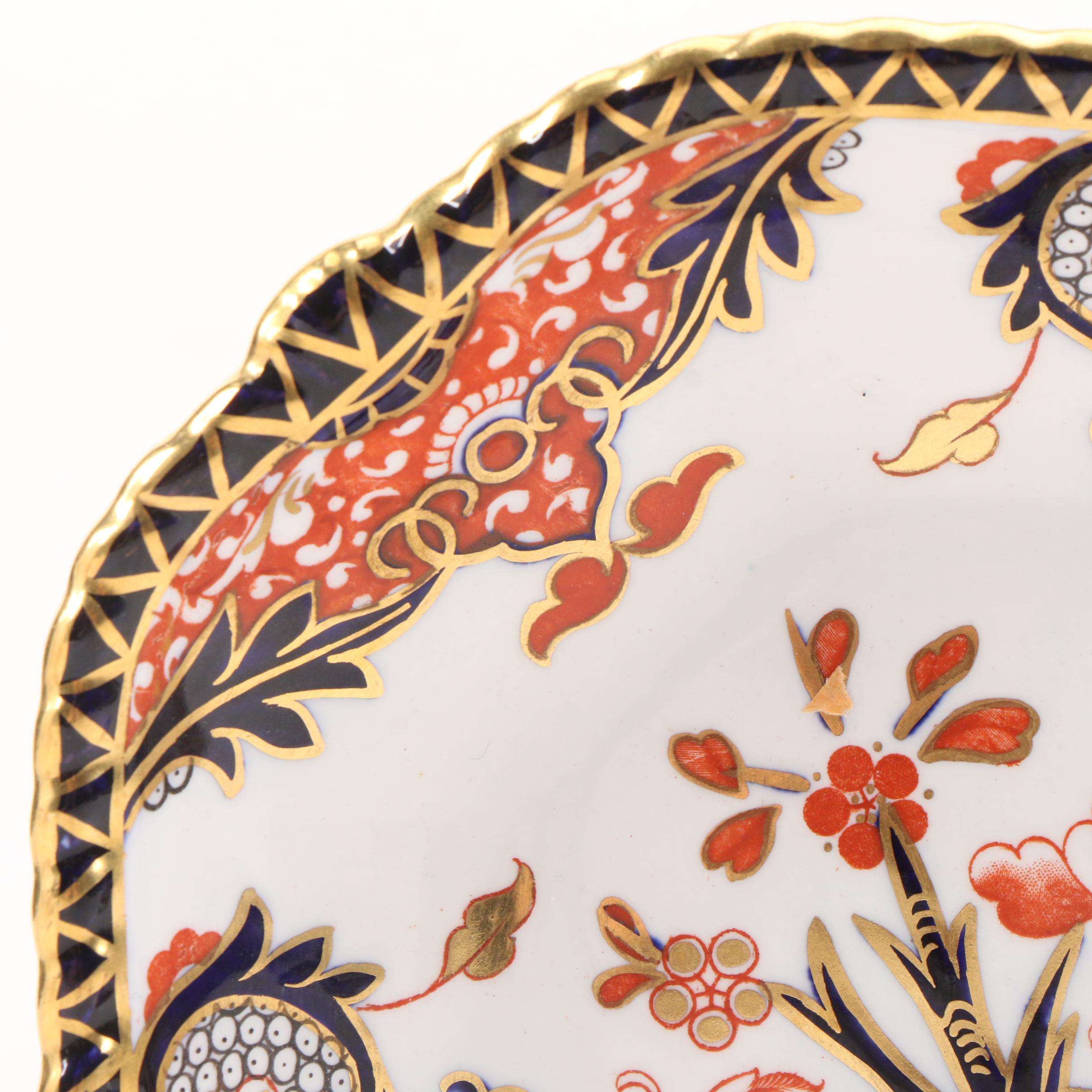 Royal Crown Derby "Derby Japan" Ceramic Teapot and Plate, 2000–2019