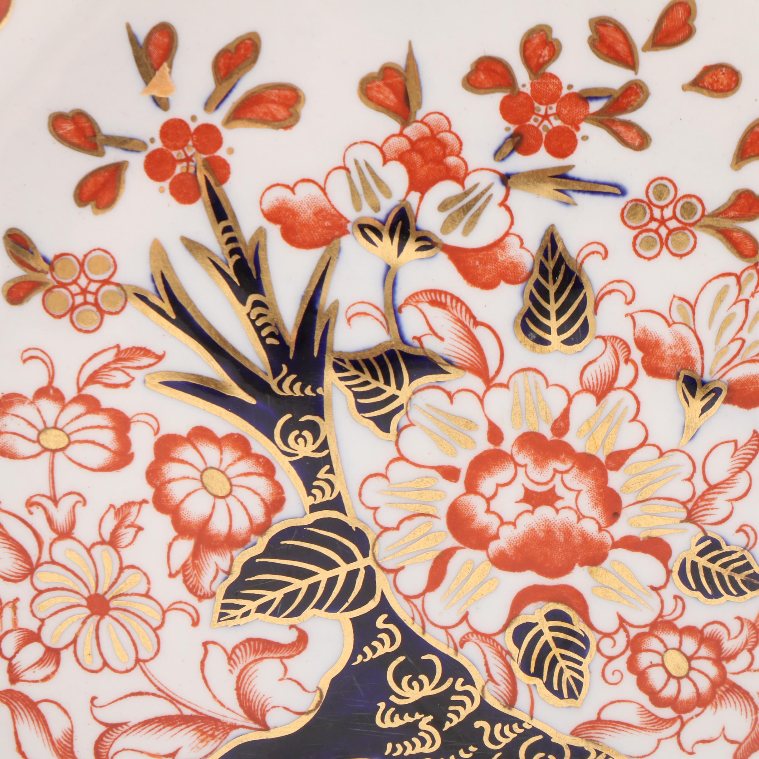 Royal Crown Derby "Derby Japan" Ceramic Teapot and Plate, 2000–2019