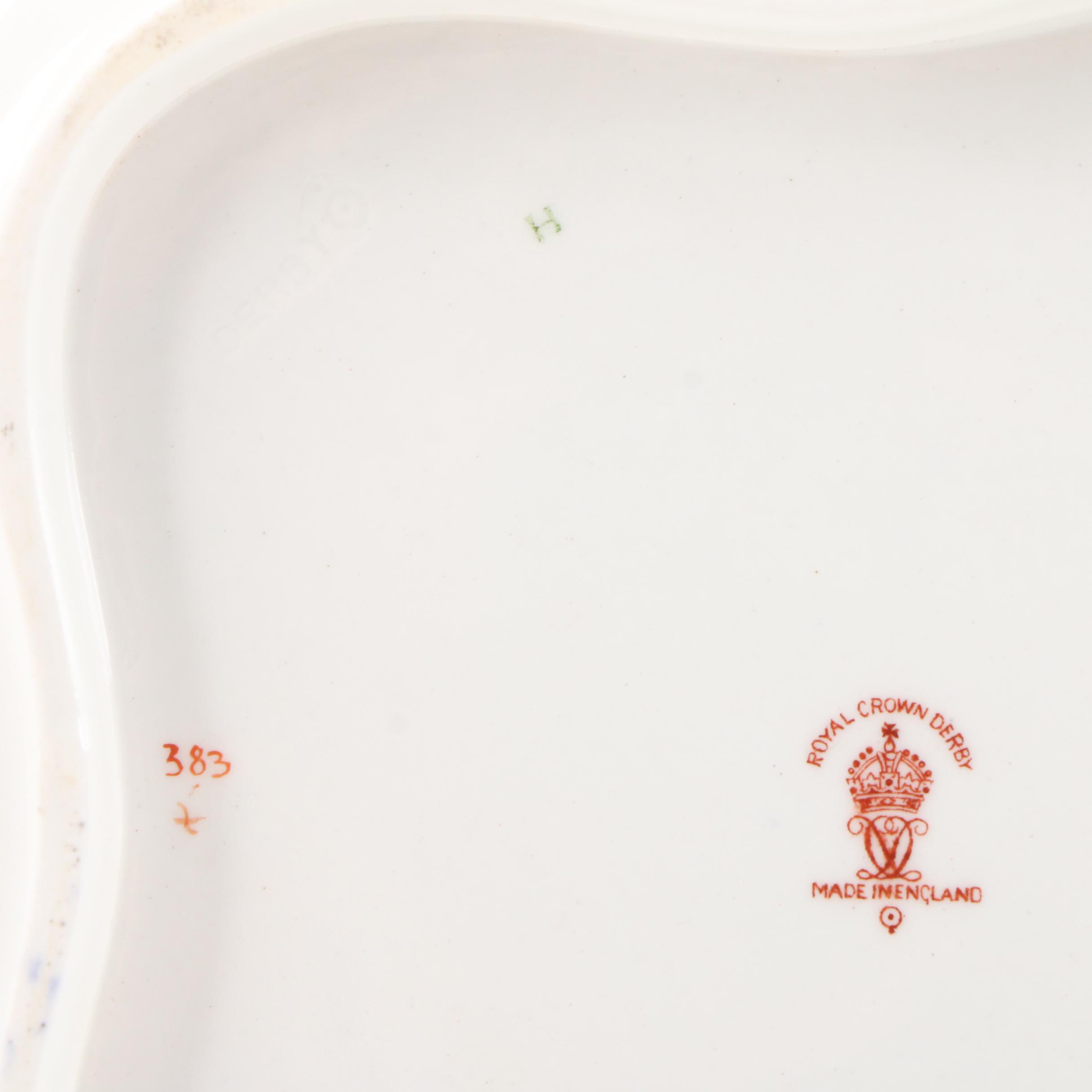 Royal Crown Derby "Derby Japan" Ceramic Teapot and Plate, 2000–2019