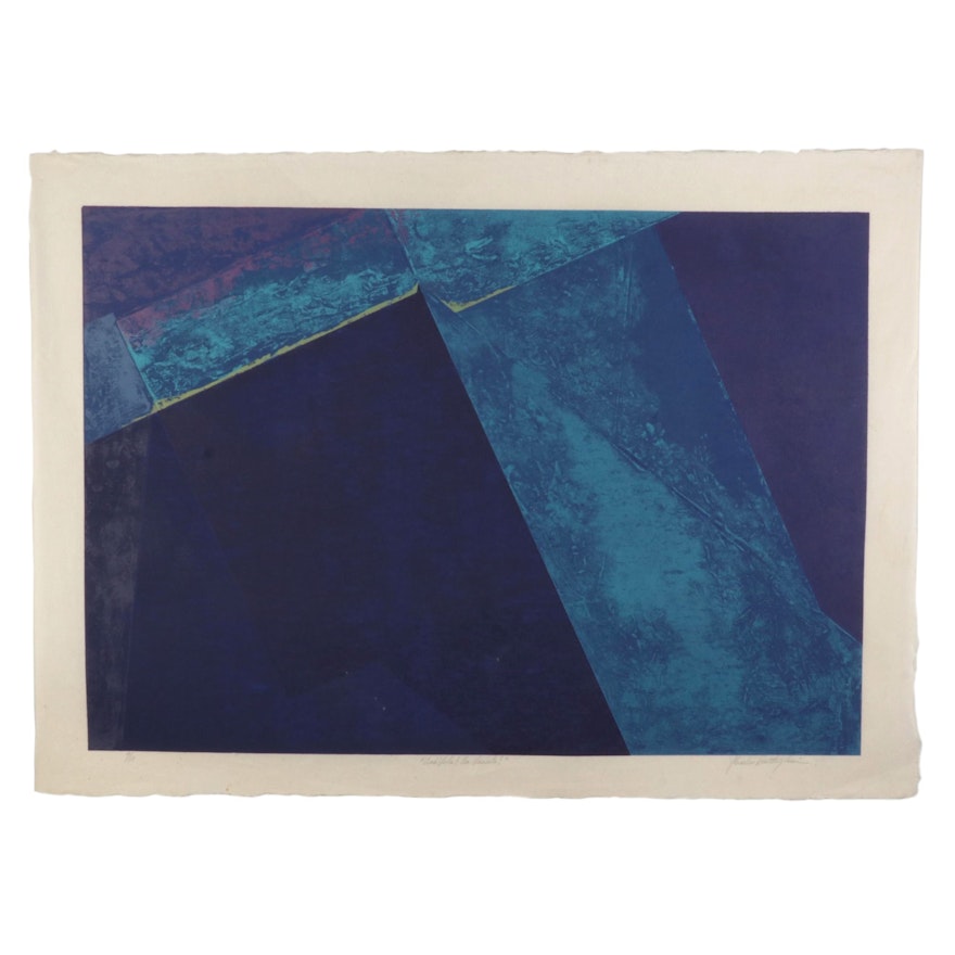 Charles Battaglini Relief Print "Una Vela! Un Vessillo!," Late 20th Century