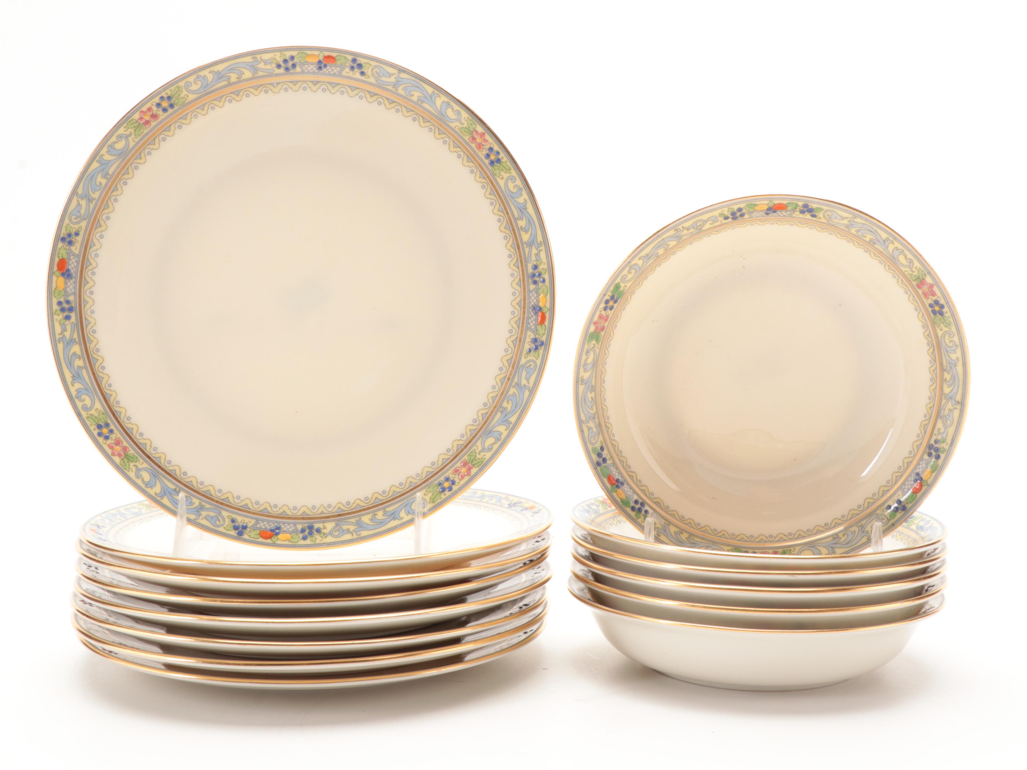 Lenox "Trent" Bone China Dinnerware, Early to Mid-20th Century