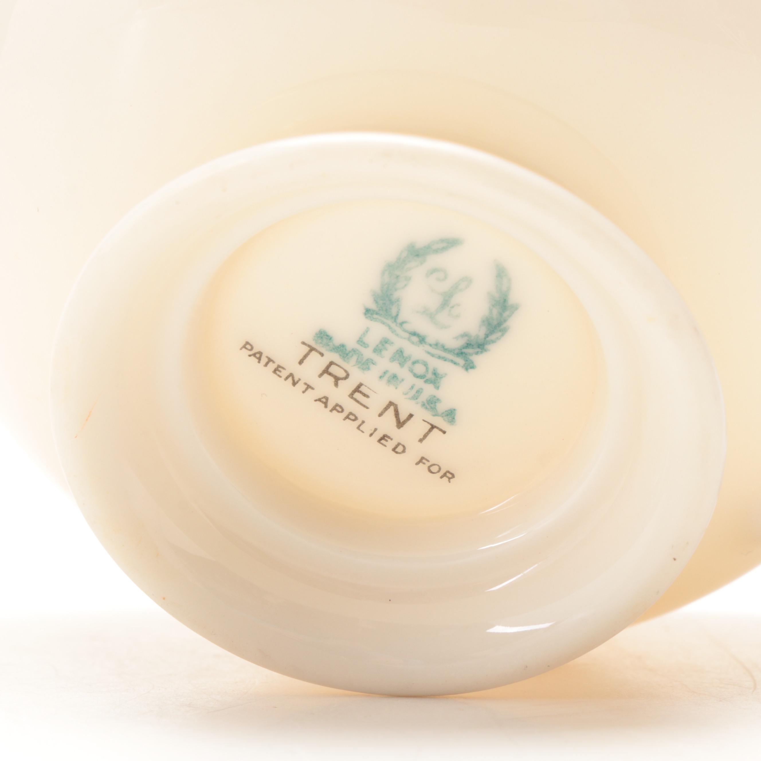 Lenox "Trent" Bone China Dinnerware, Early to Mid-20th Century