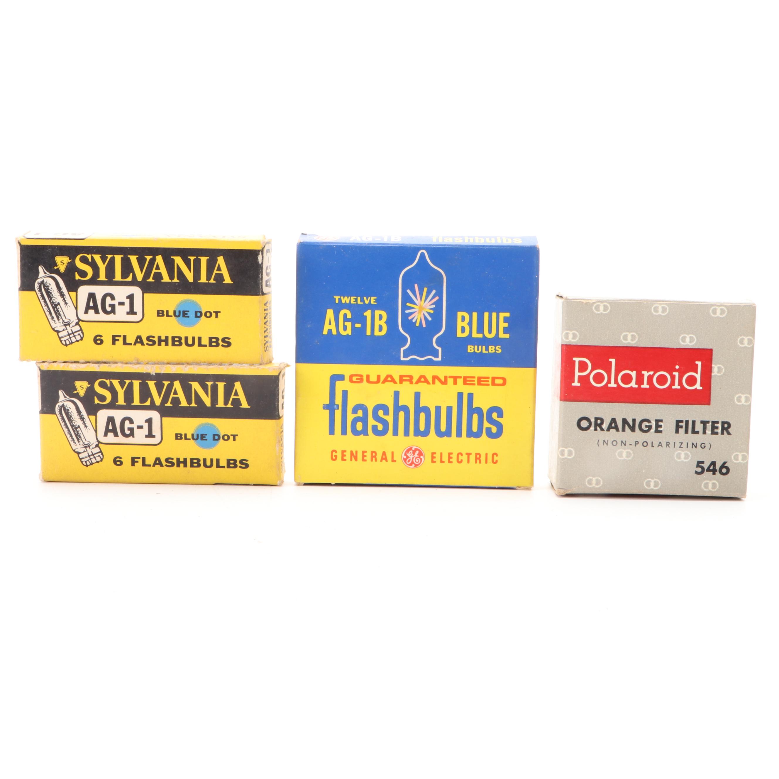 Polaroid Model 95B, Keystone K Twenty and Other Cameras and Bags