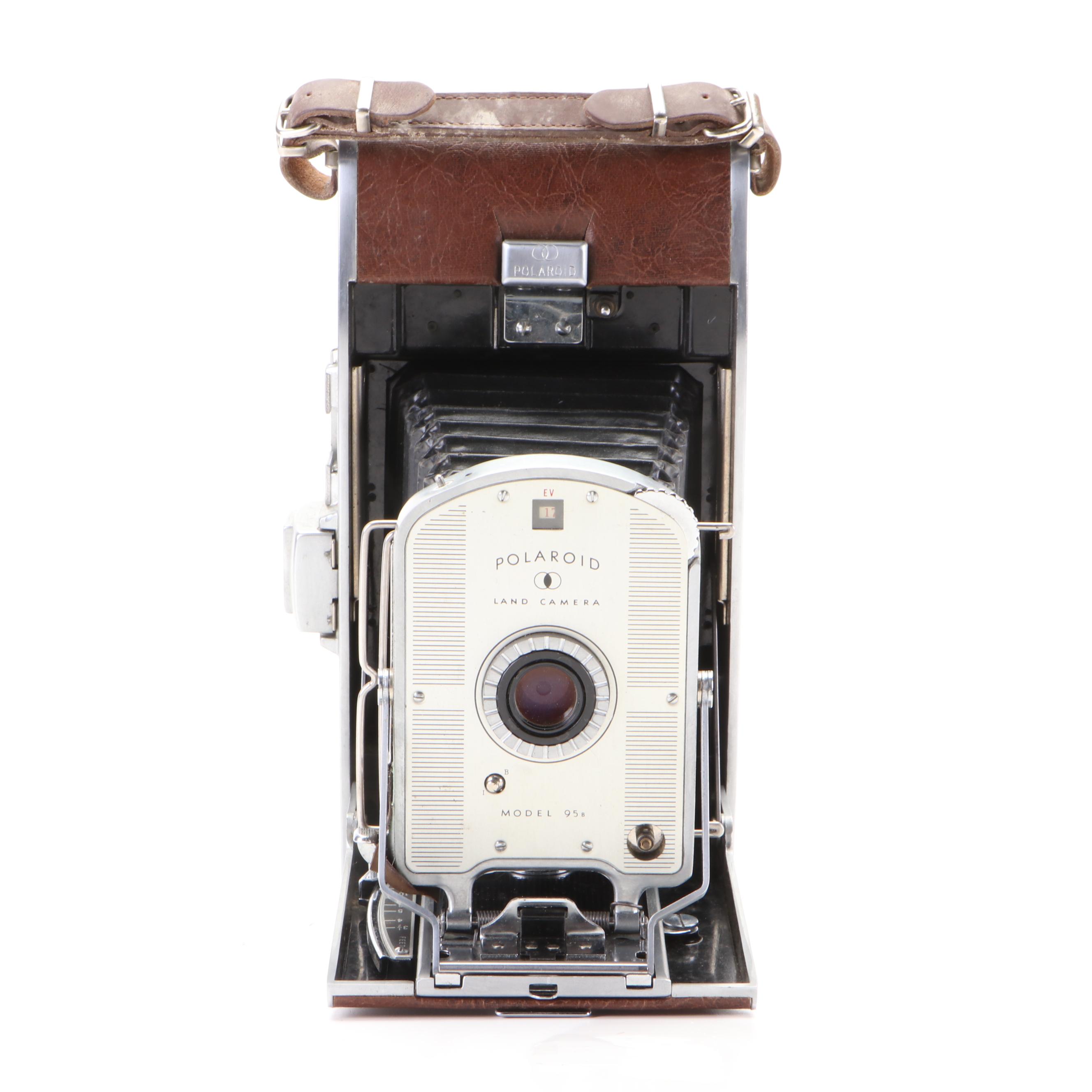 Polaroid Model 95B, Keystone K Twenty and Other Cameras and Bags