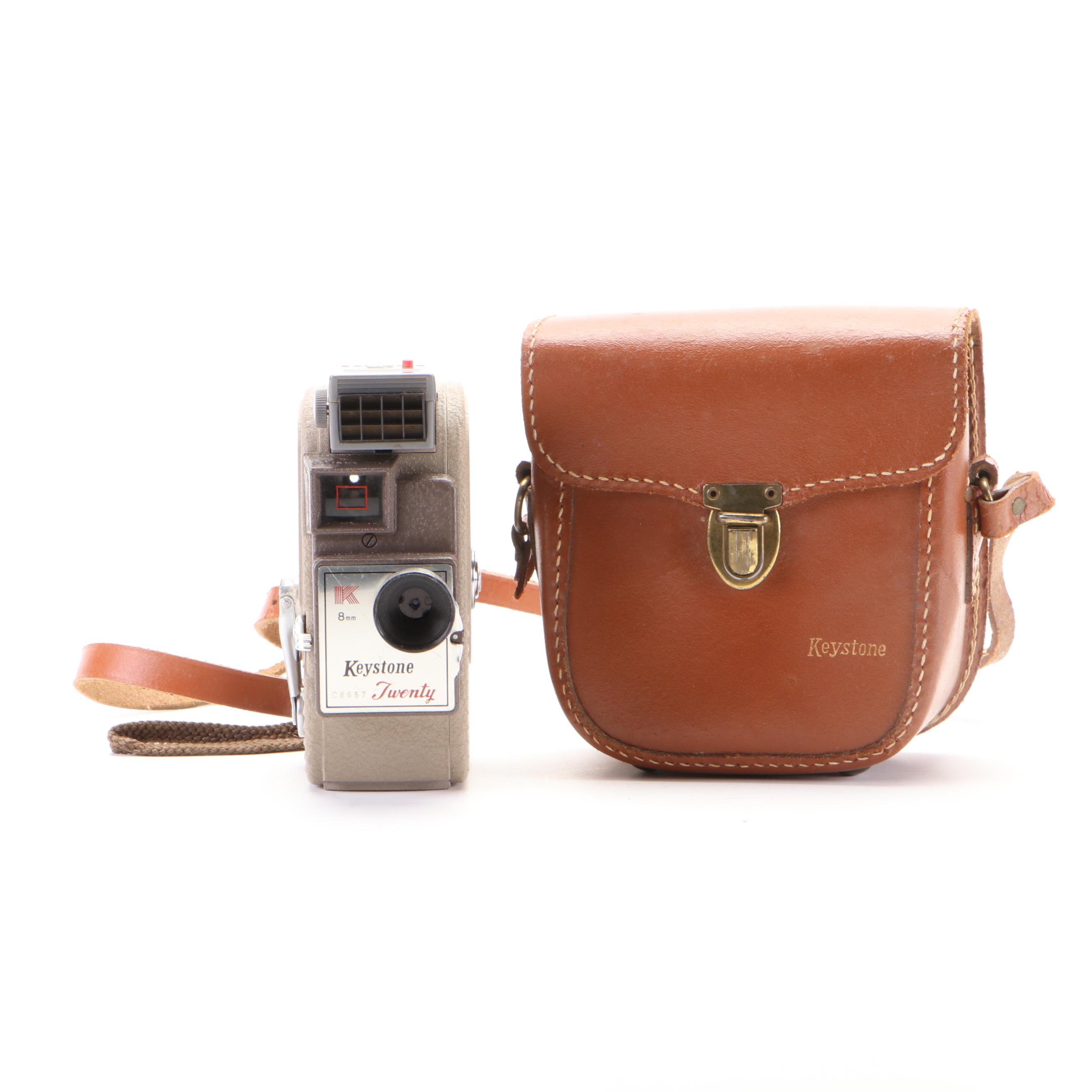 Polaroid Model 95B, Keystone K Twenty and Other Cameras and Bags