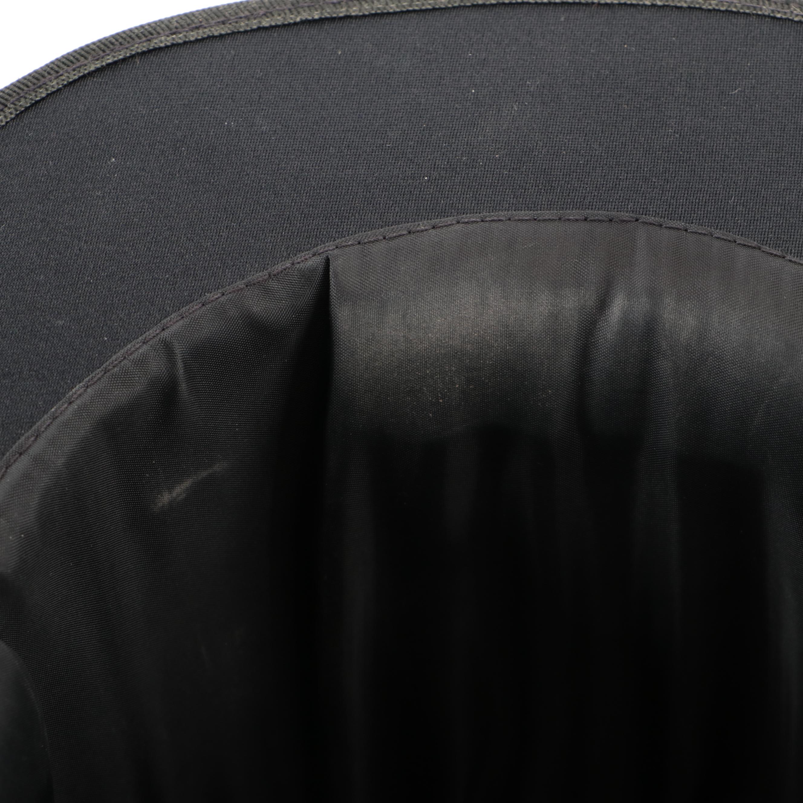 Squire Top Hat in Black Satin with Grosgrain Trim