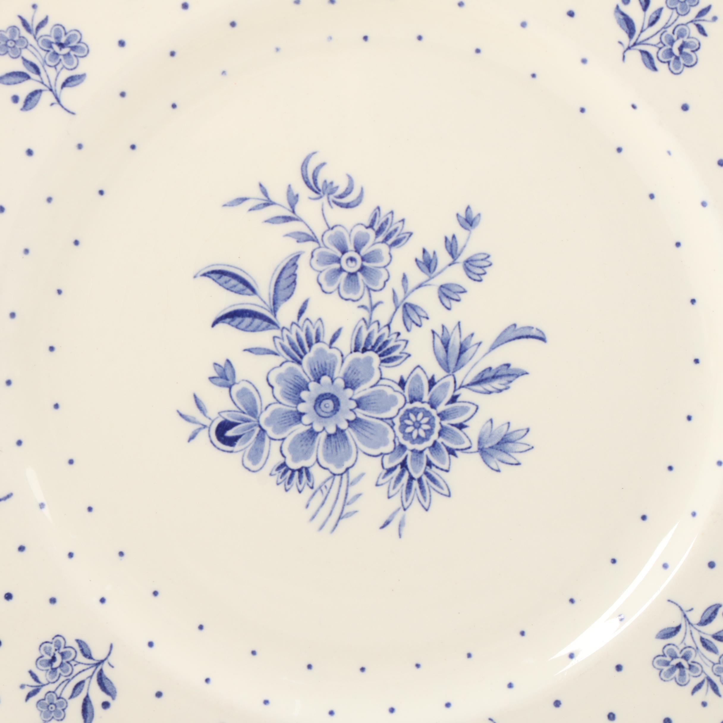 Grindley "Tewkesbury" Cream Petal Ceramic Dinnerware, Early to Mid-20th Century