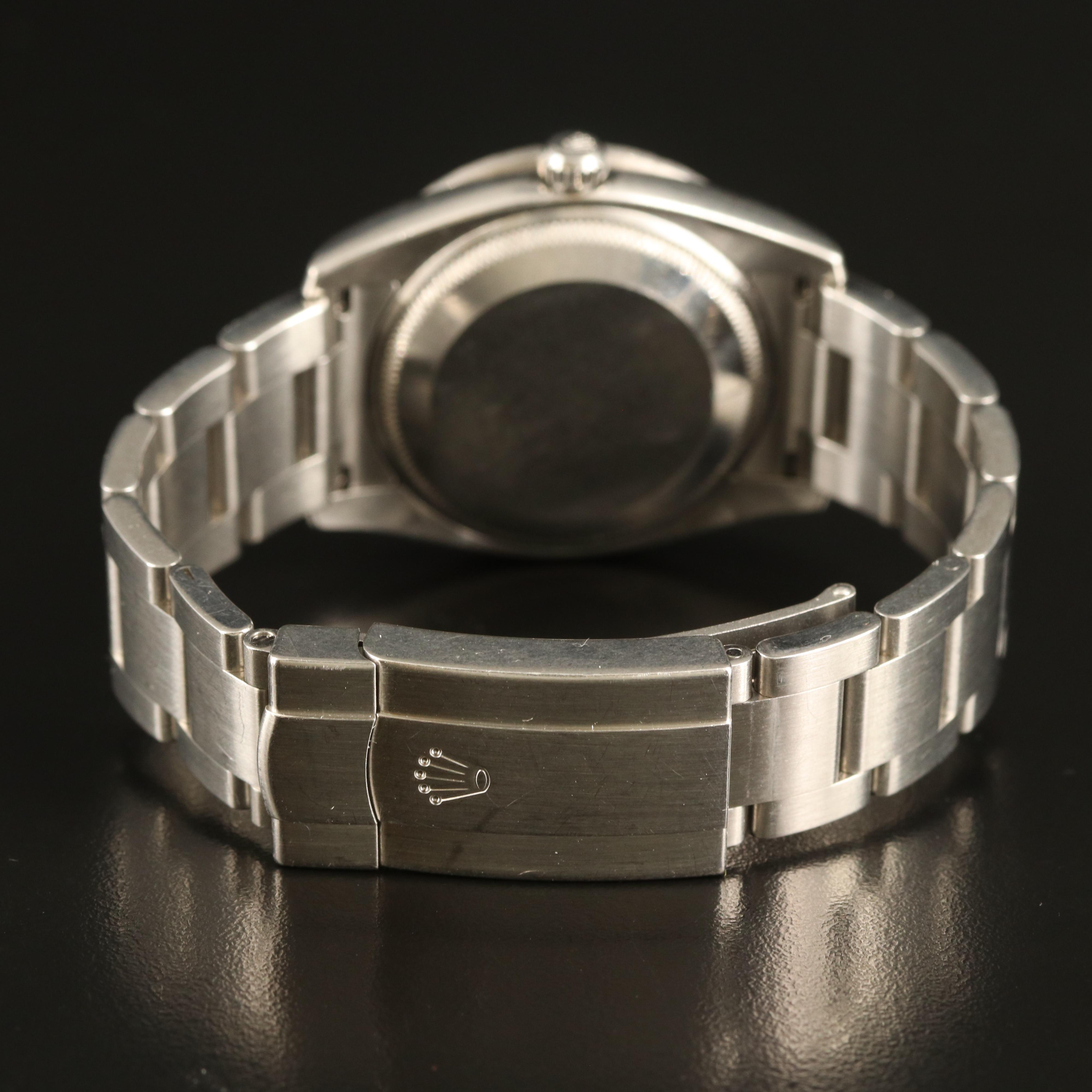 2006 Rolex Air-King 1.54 CTW Diamond Bezel Watch