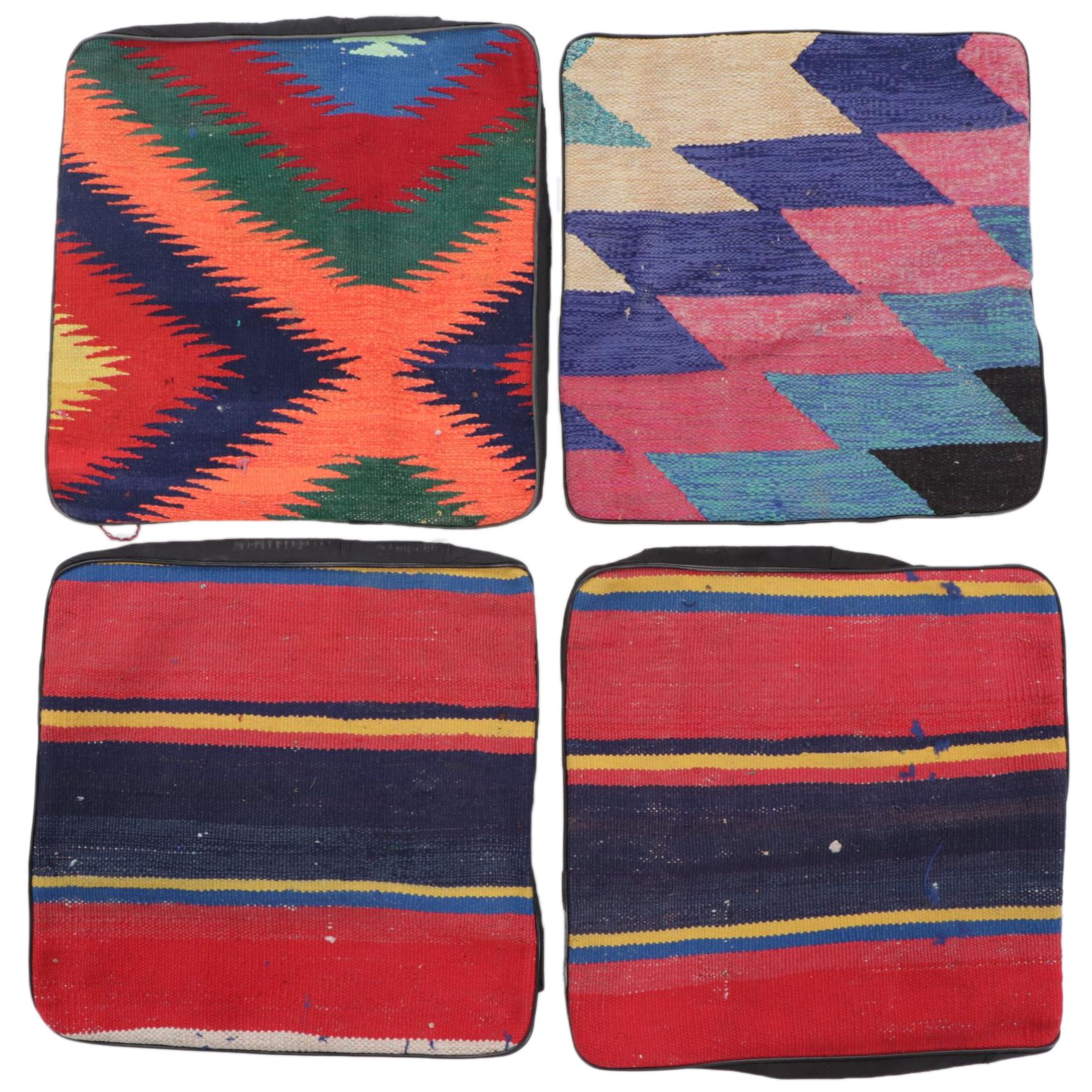 Handwoven Kilim Face Throw Pillow Covers